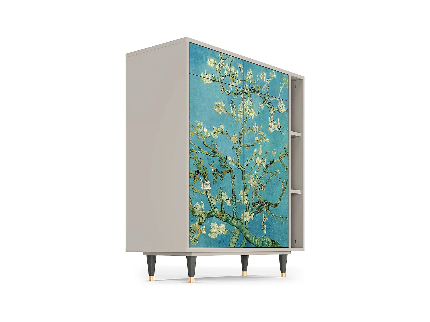 Kredens - 96х110х41 cm - BS6 - Almond Blossom, Piaskowy