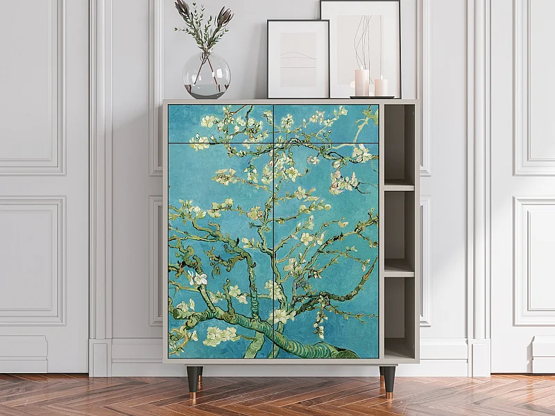 Kredens - 96х110х41 cm - BS6 - Almond Blossom, Piaskowy