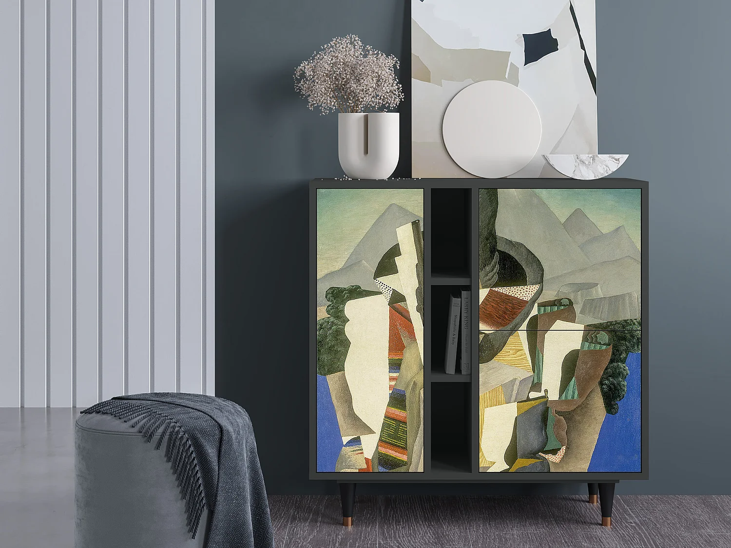 Buffet - 94х96х41 cm - BS5 - The Cubist Paintings , Anthracite