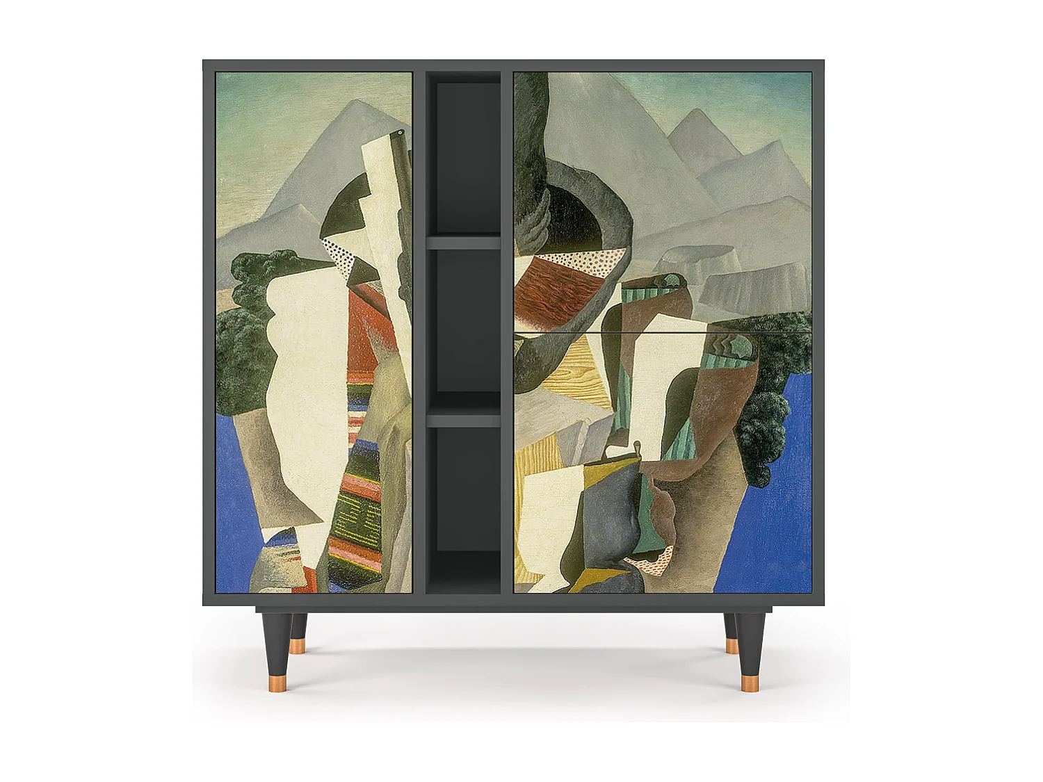 Buffet - 94х96х41 cm - BS5 - The Cubist Paintings , Anthracite