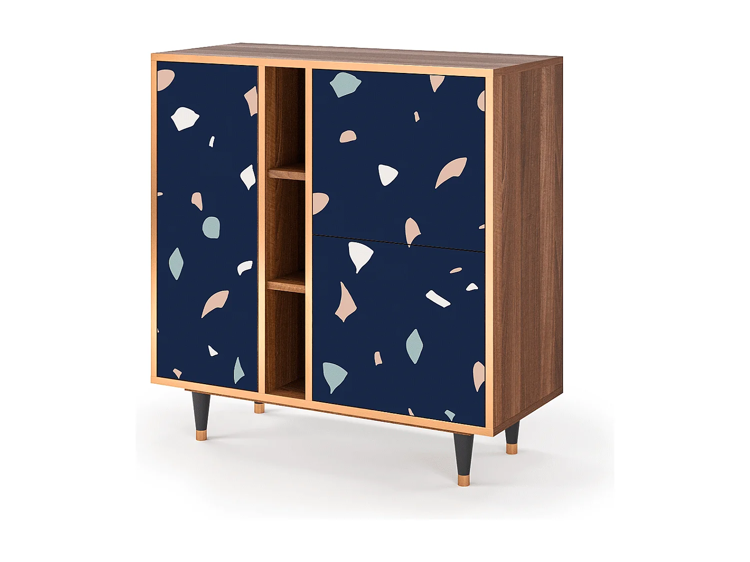 Buffet - 94х96х41 cm - BS5 - Space Satellites, Noyer