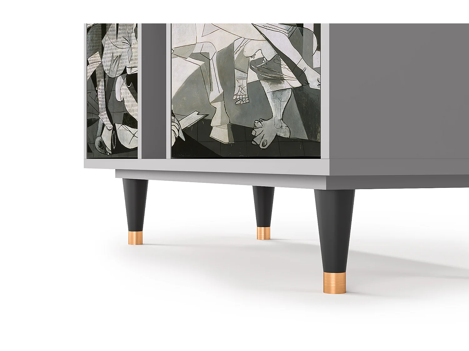 Aparador - 94х96х41 cm - BS5 - Guernica by Picasso, Cinza