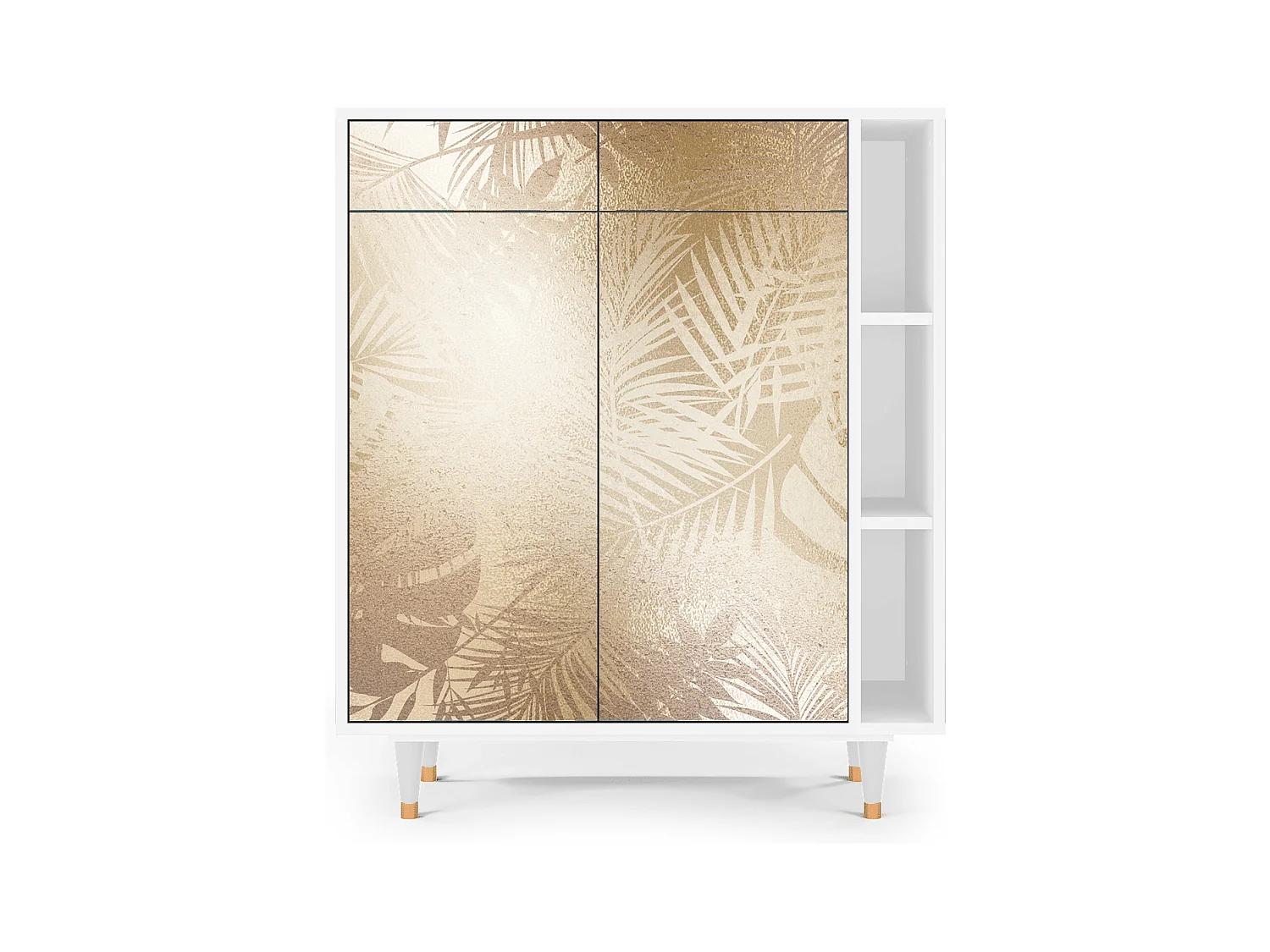 Kredens - 96х110х41 cm - BS6 - Plant of the Dessert, Biały