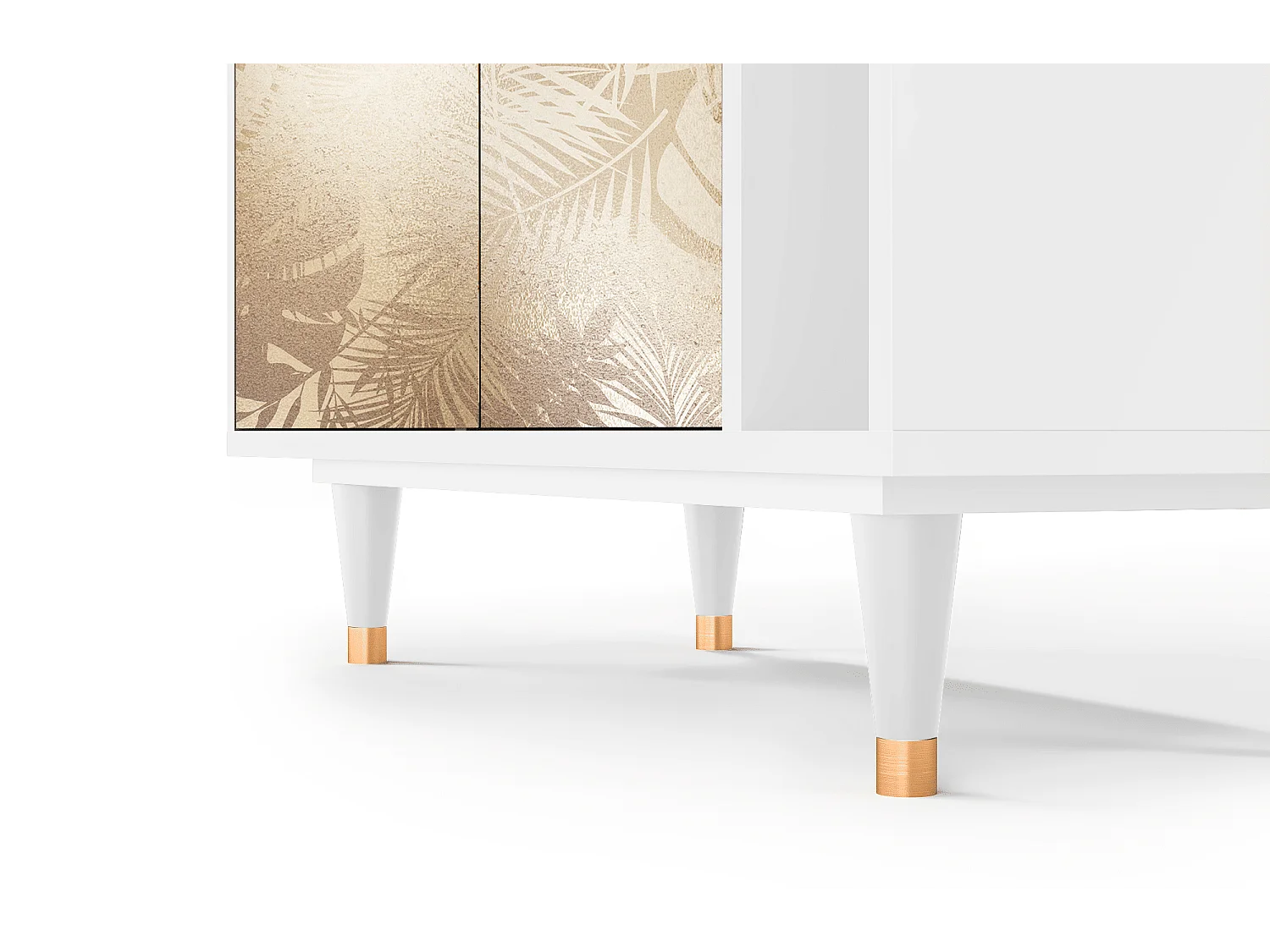 Kredens - 96х110х41 cm - BS6 - Plant of the Dessert, Biały