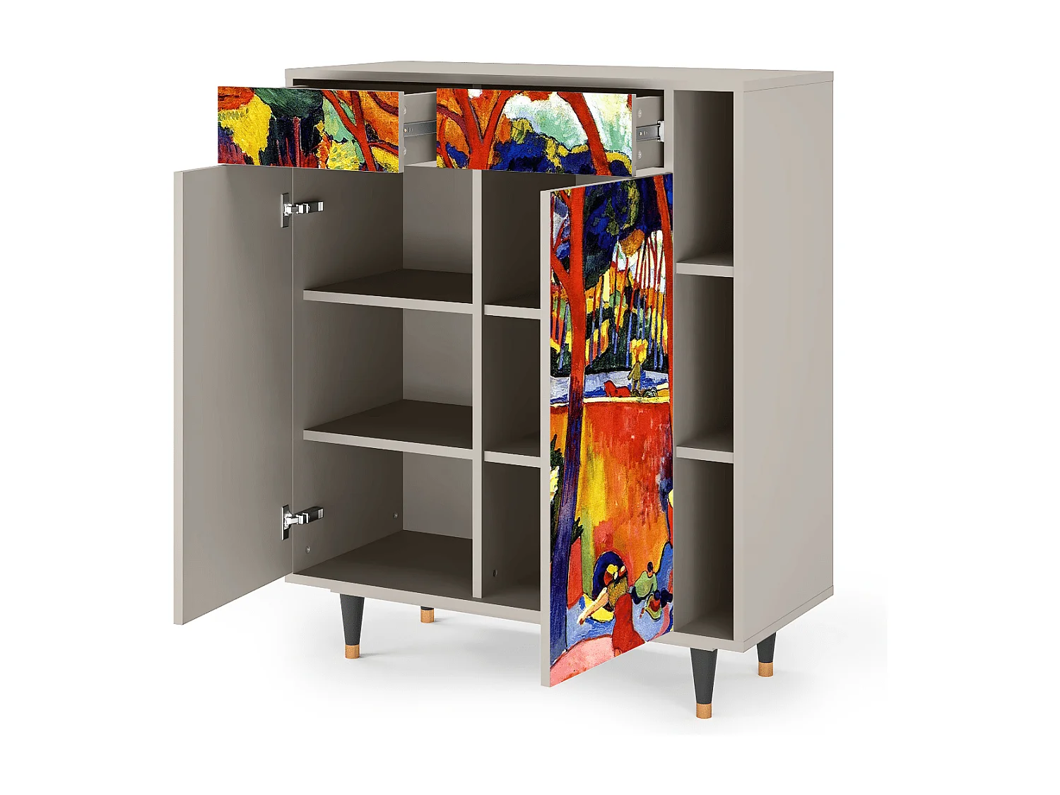 Kredens - 96х110х41 cm - BS6 - The Turning Road, Piaskowy