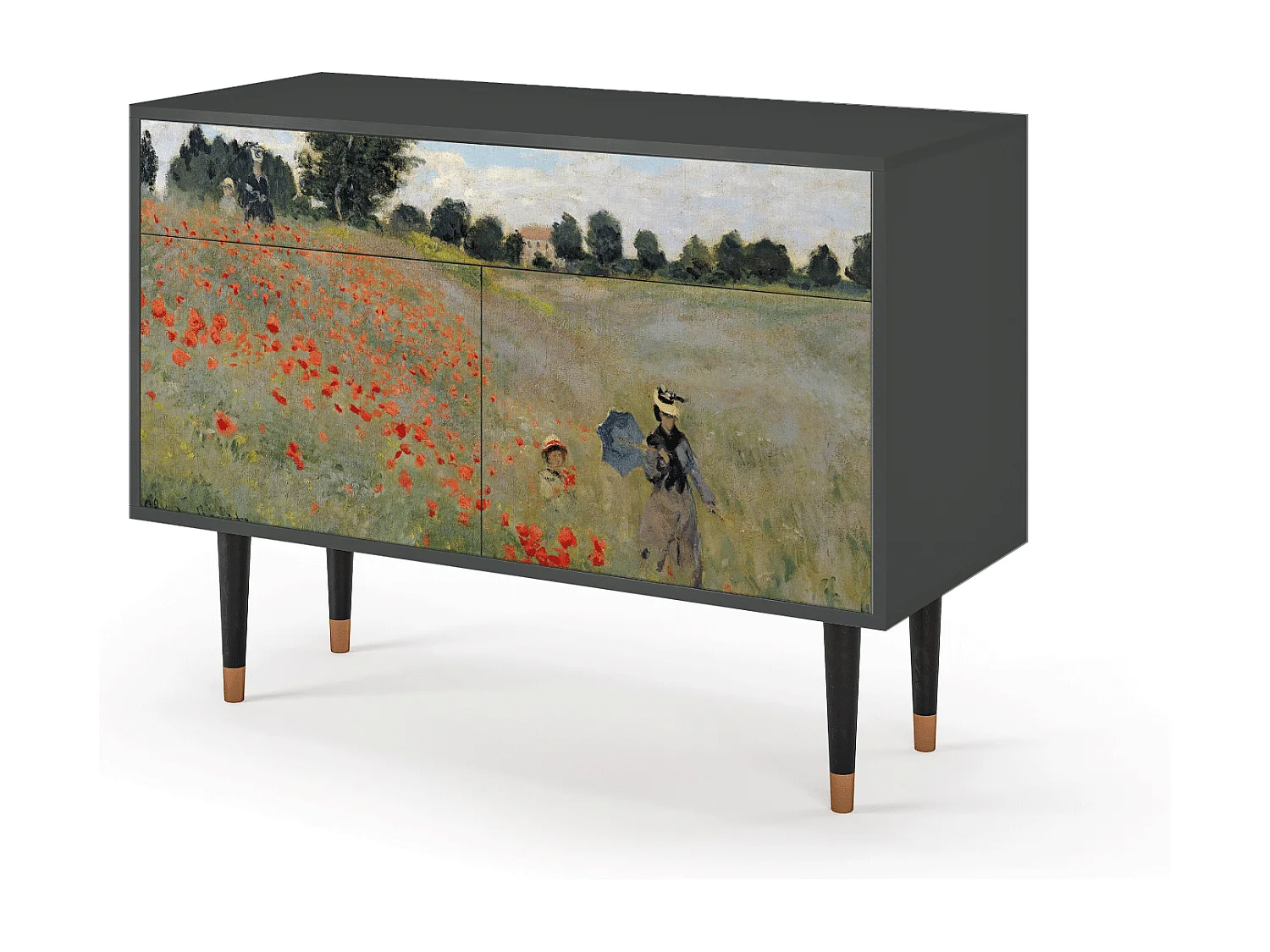 Buffet - 115x85x48 cm - BS4 - The Poppy Field   , Anthracite