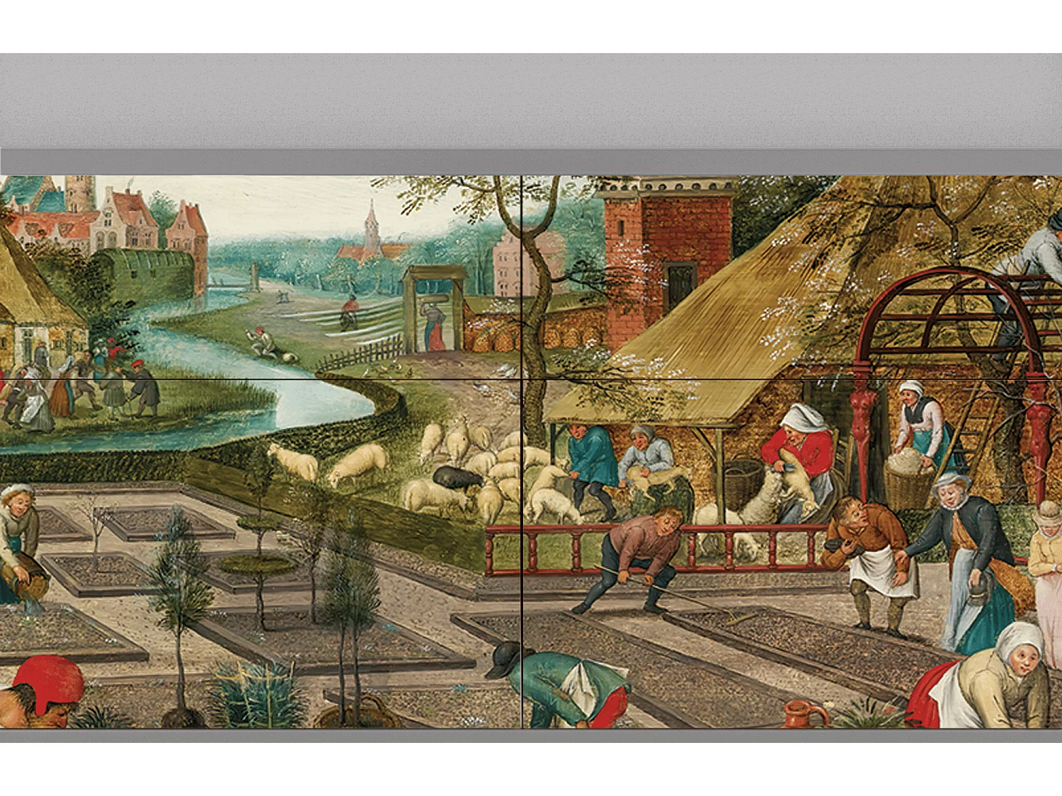 Buffet - 115x85x48 cm - BS4 - The Younger - Spring, Gris