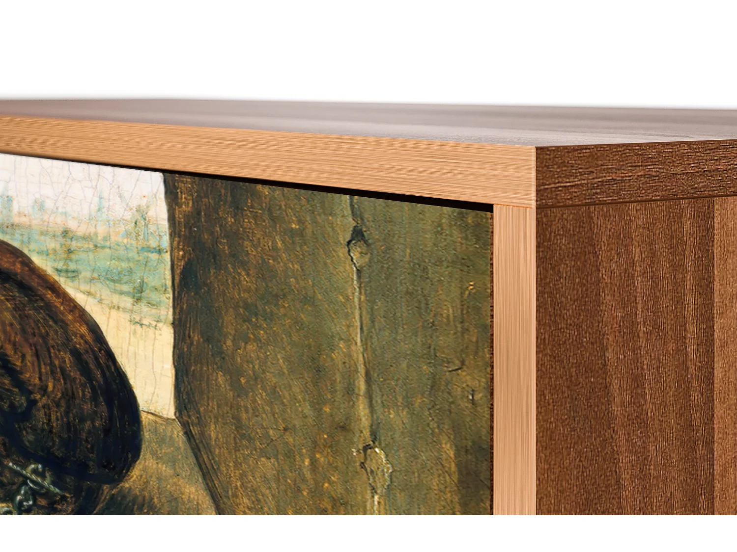 Kredens - 115х84х41 cm - S3 - Two Monkeys, Orzech