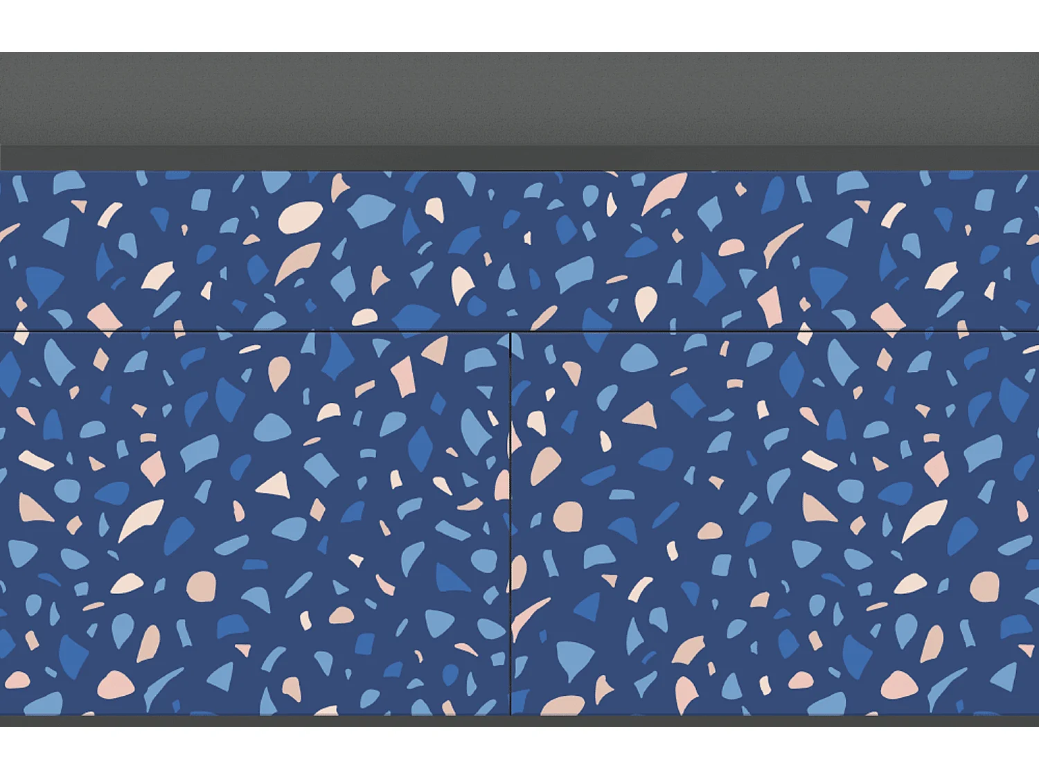 Kredens - 115x85x48 cm - BS4 - Soap Whirpool, Antracyt