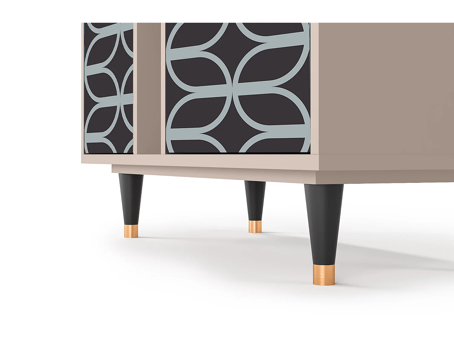 Sideboard - 94х96х41 cm - BS5 - Braided Blue, Latte