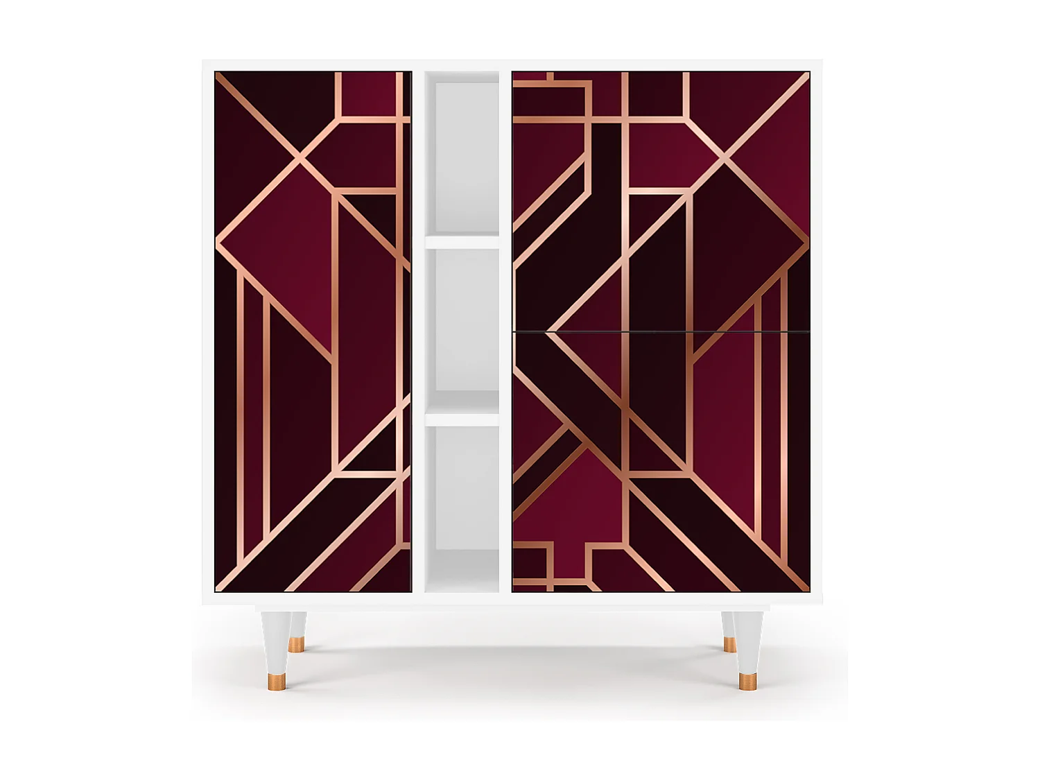 Buffet - 94х96х41 cm - BS5 - Burgundy Jewelery, Blanc