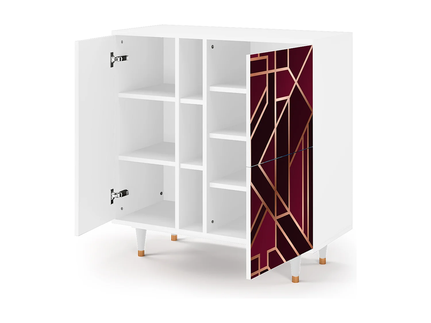 Buffet - 94х96х41 cm - BS5 - Burgundy Jewelery, Blanc