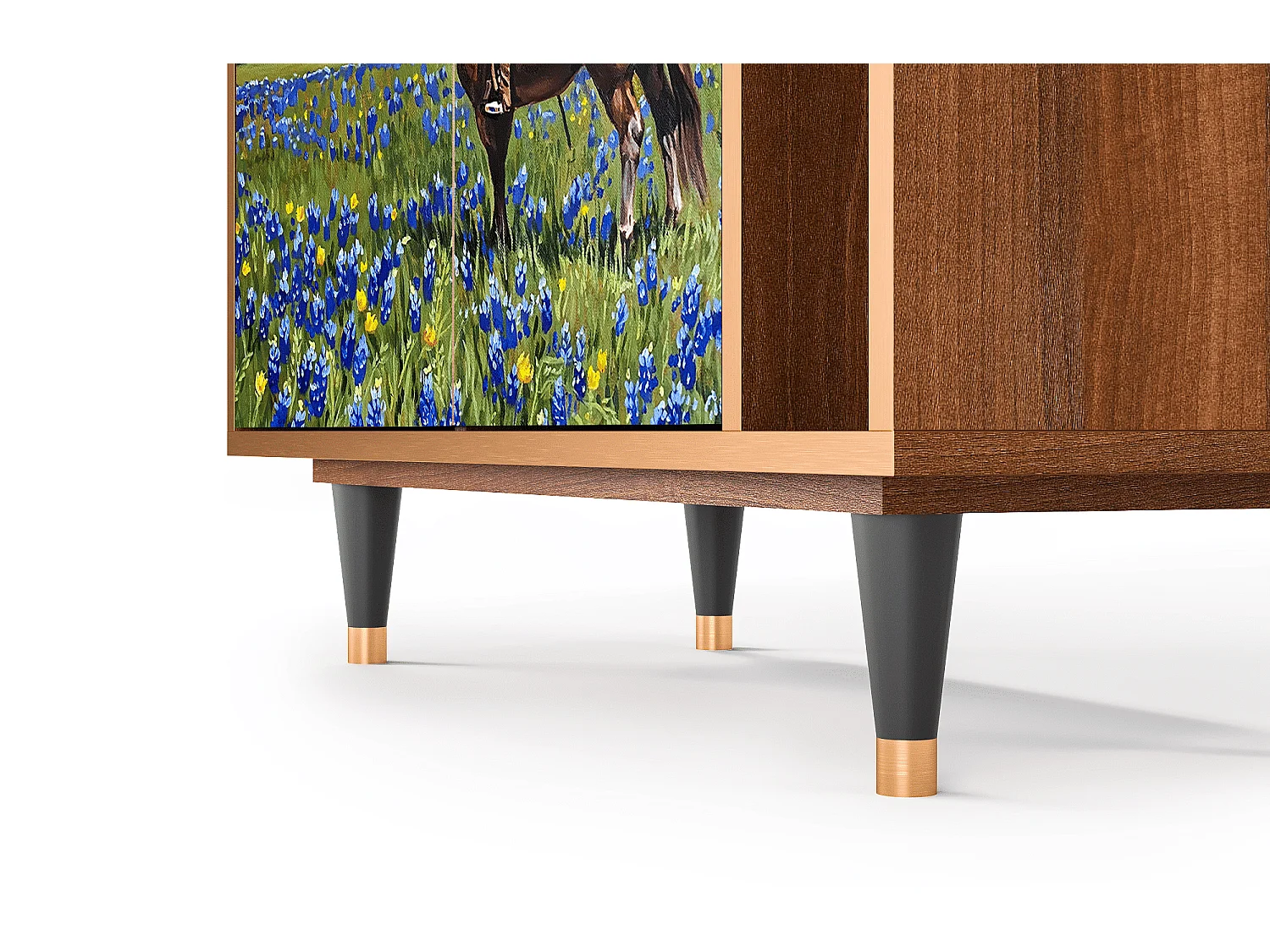 Dressoir - 96х110х41 cm - BS6 - Thunderheads by Dean, Walnoot