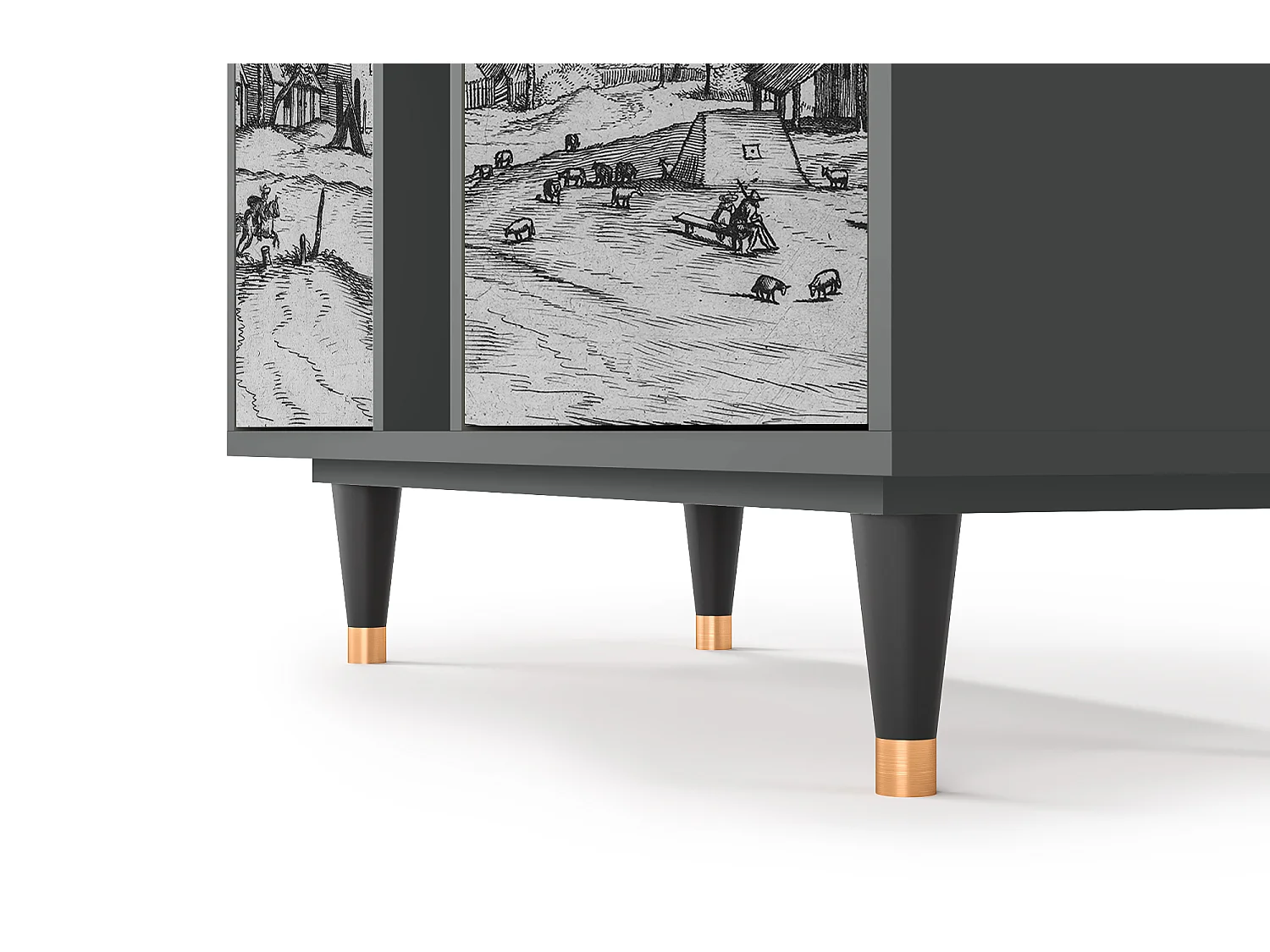 Buffet - 94х96х41 cm - BS5 - Country Village, Anthracite