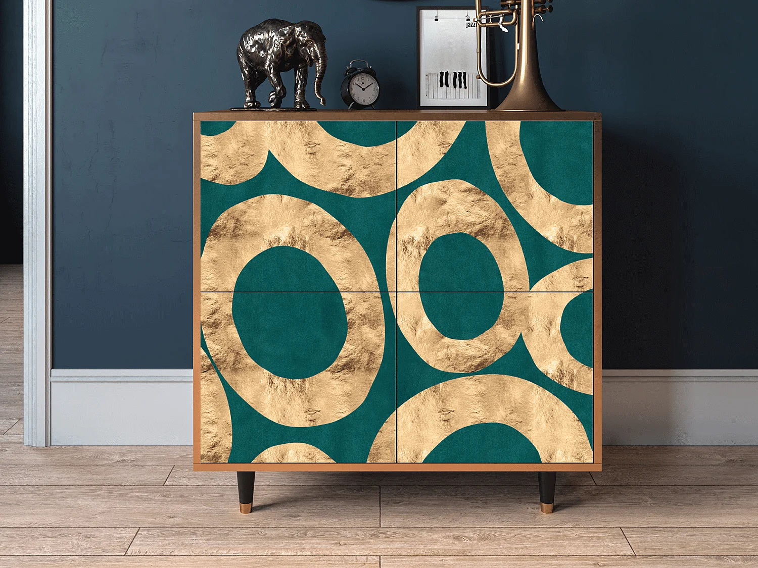 Buffet - 94x96x48 cm - BS3 - Zircon Sphere, Noyer