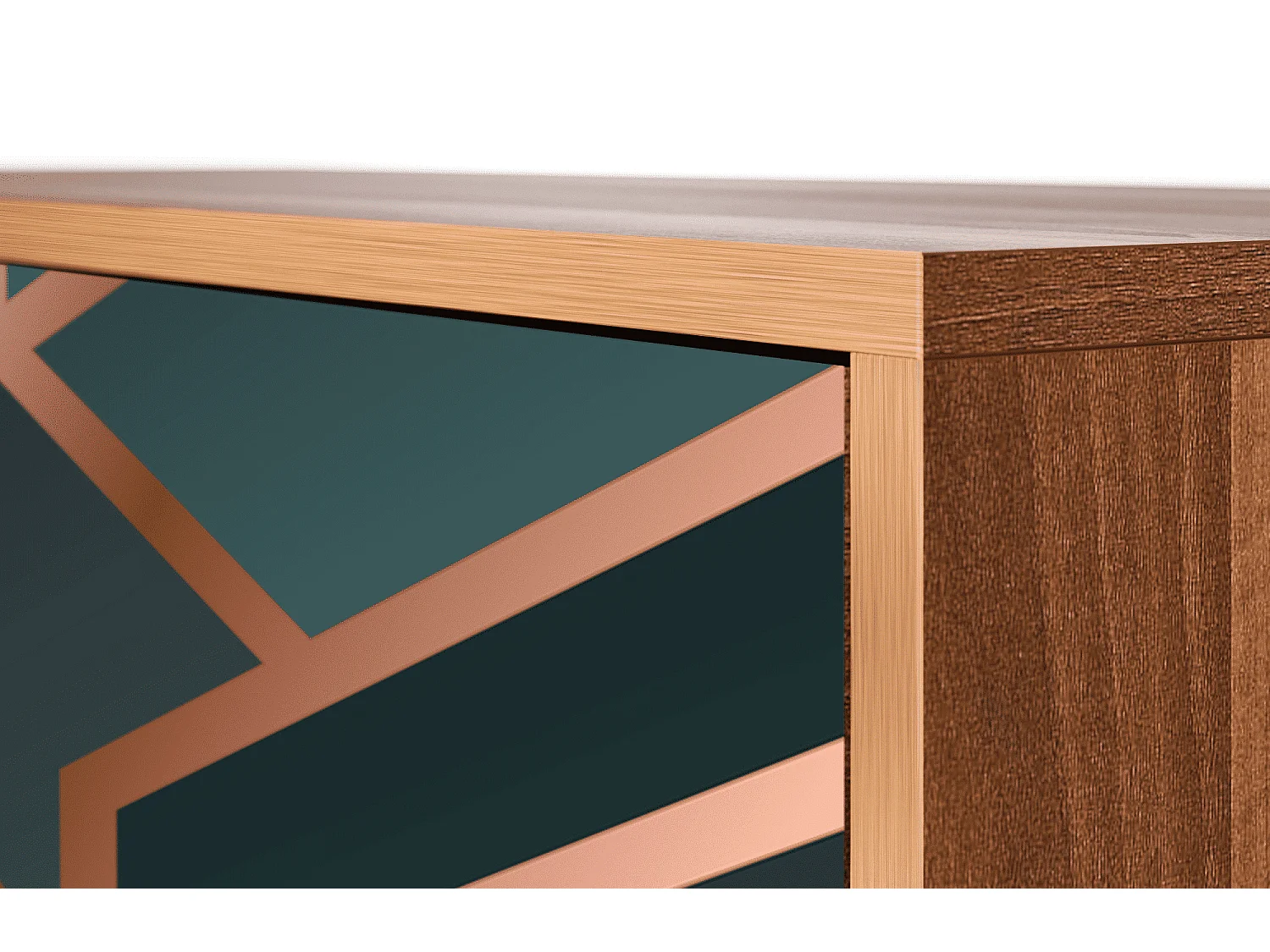 Aparador - 115х84х41 cm - S3 - Bronze Crossroad, Nogueira