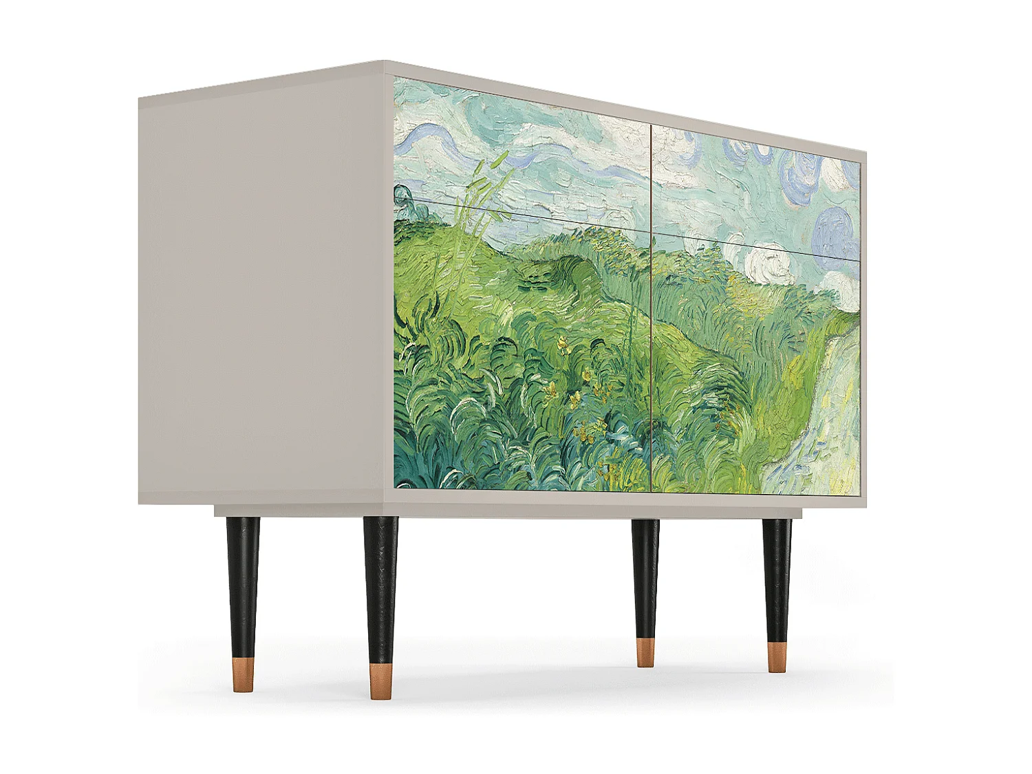 Dressoir - 115x85x48 cm - BS4 - Green Wheat Fields, Zand