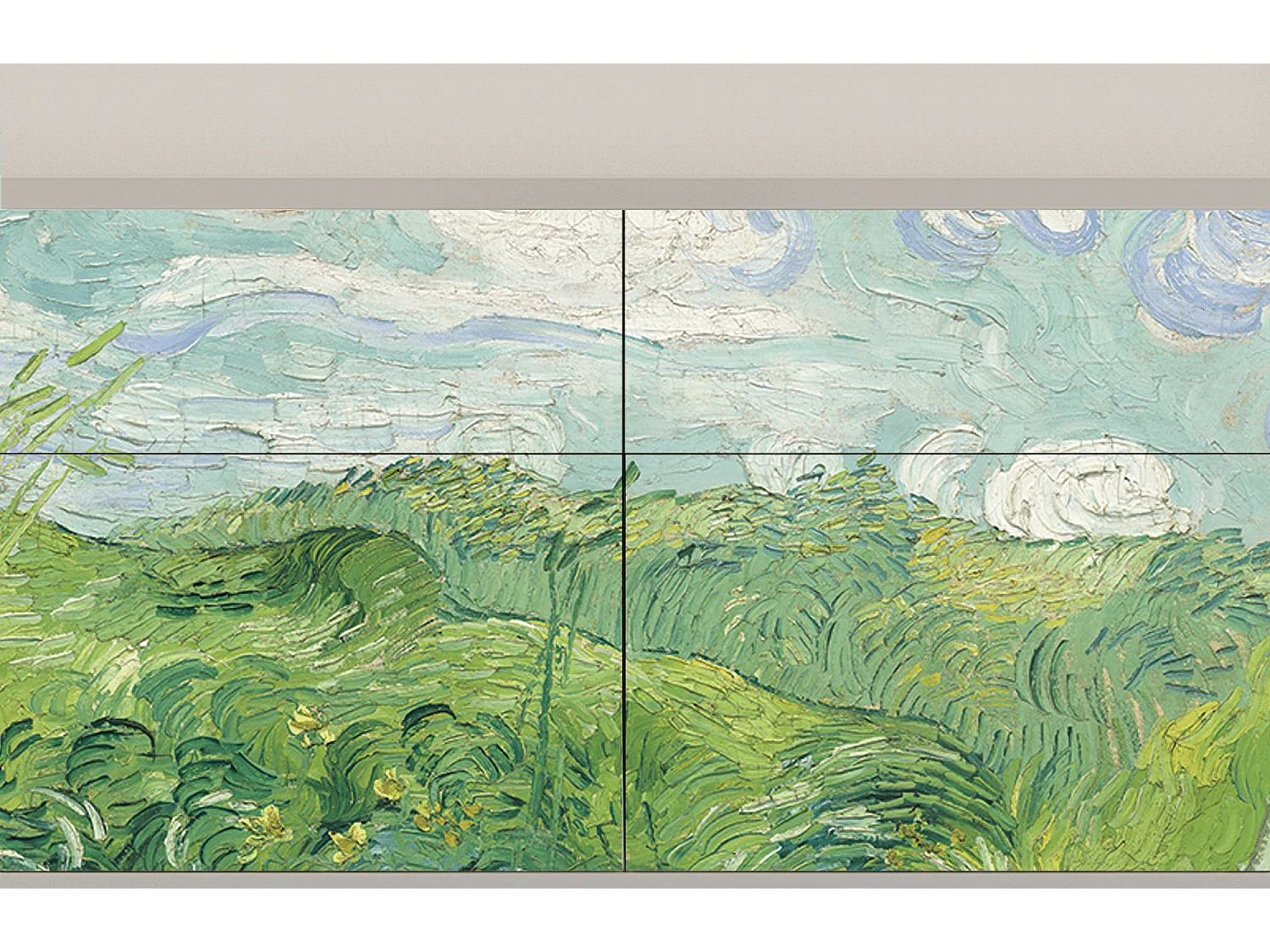Dressoir - 115x85x48 cm - BS4 - Green Wheat Fields, Zand