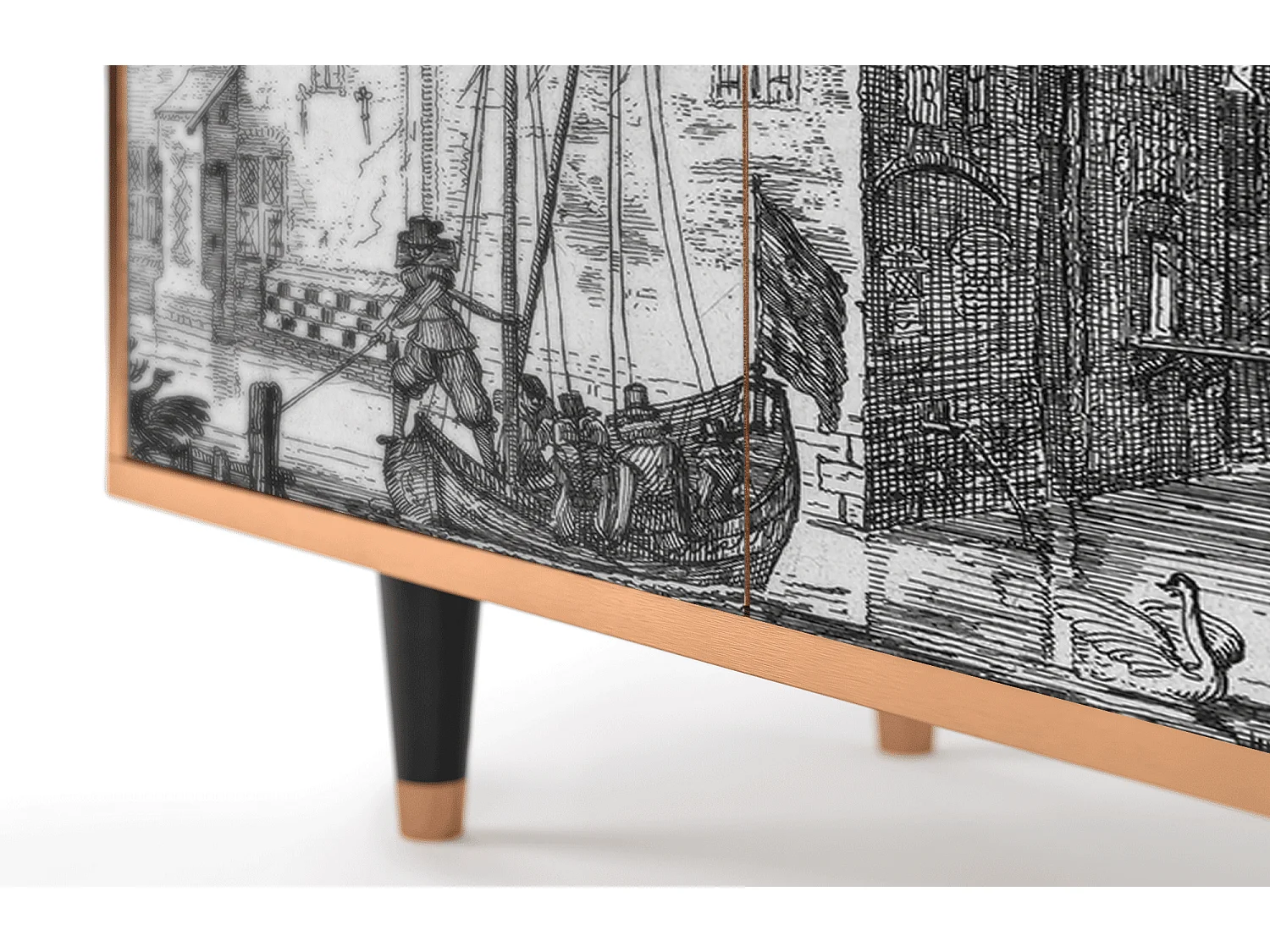 Buffet - 94x96x48 cm - BS3 - Castle by Breugel, Noyer