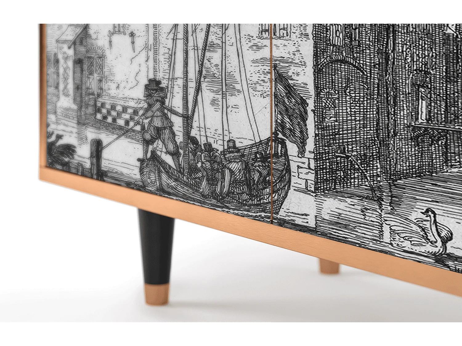 Kredens - 94x96x48 cm - BS3 - Castle by Breugel, Orzech