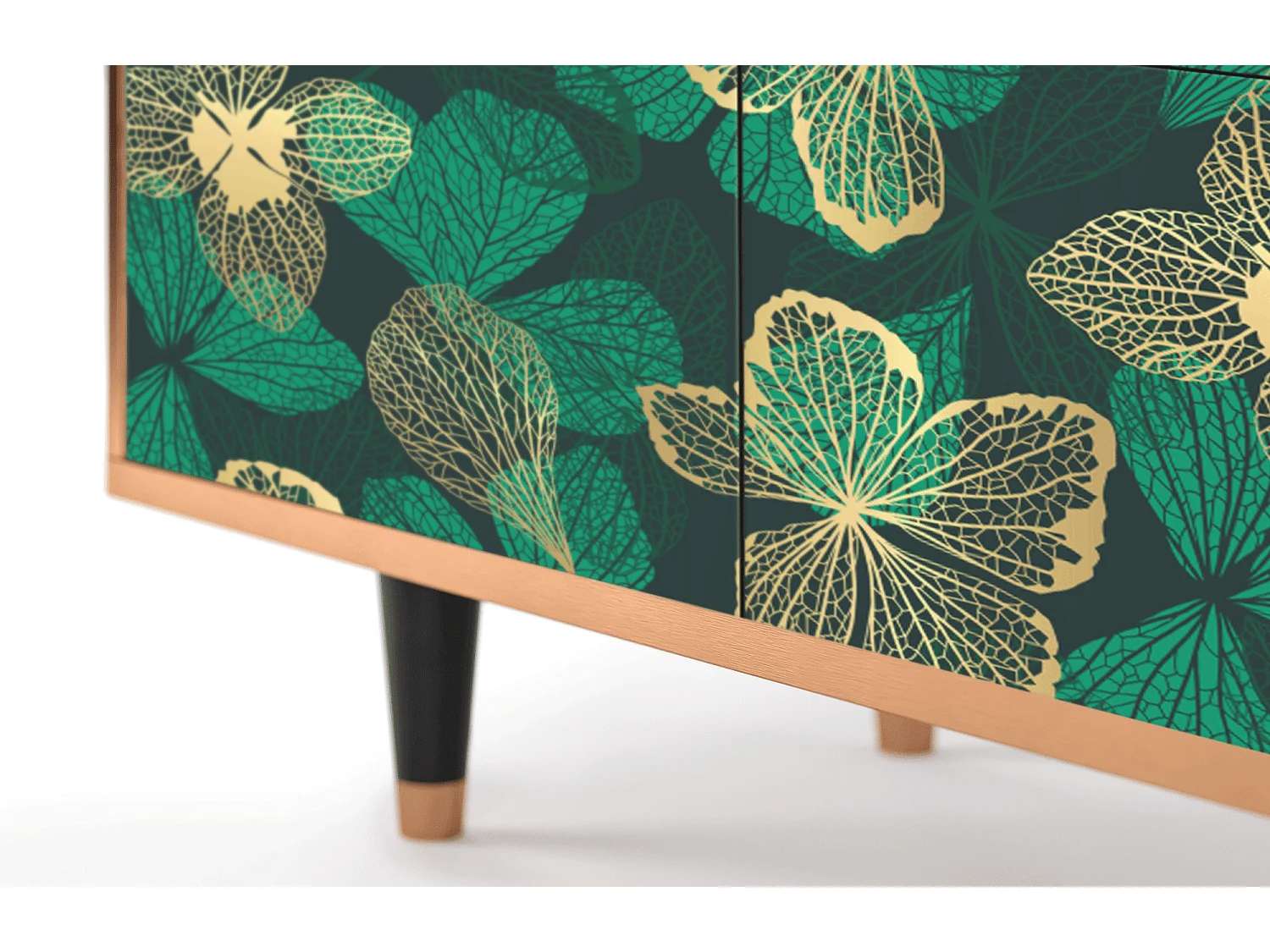 Aparador - 94x96x48 cm - BS3 - Green Flower, Nogueira