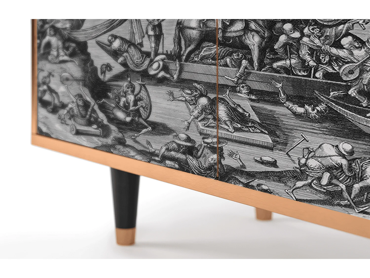 Aparador - 94x96x48 cm - BS3 - Saint Martin, Nogueira