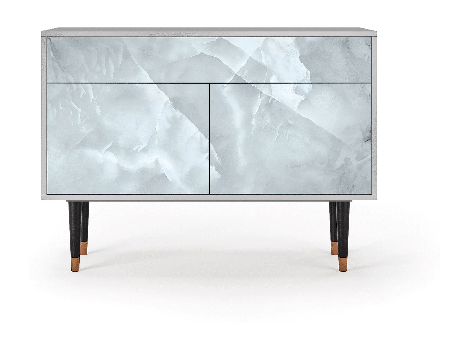 Buffet - 115x85x48 cm - BS4 - The Onyx, Gris