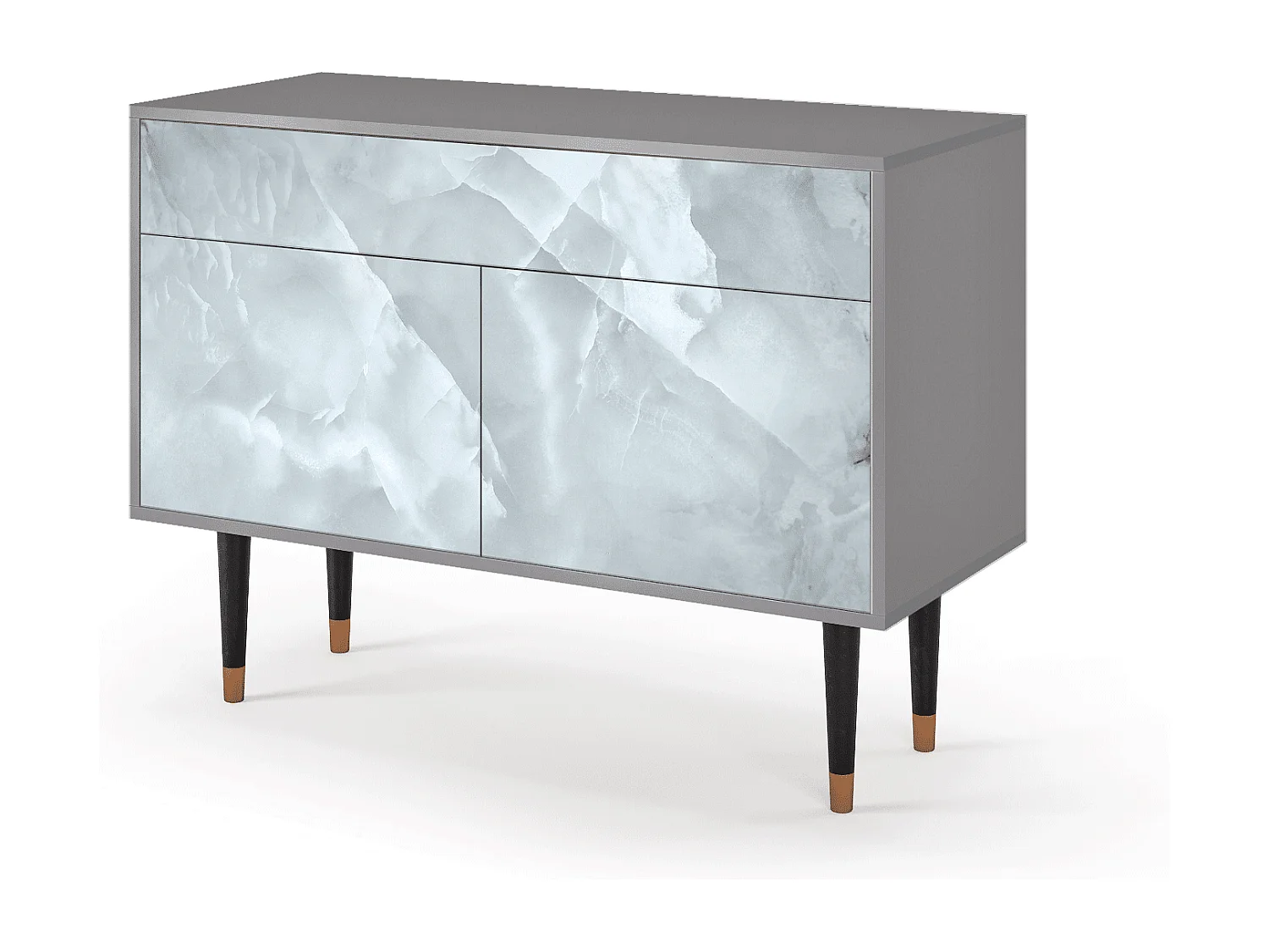 Buffet - 115x85x48 cm - BS4 - The Onyx, Gris
