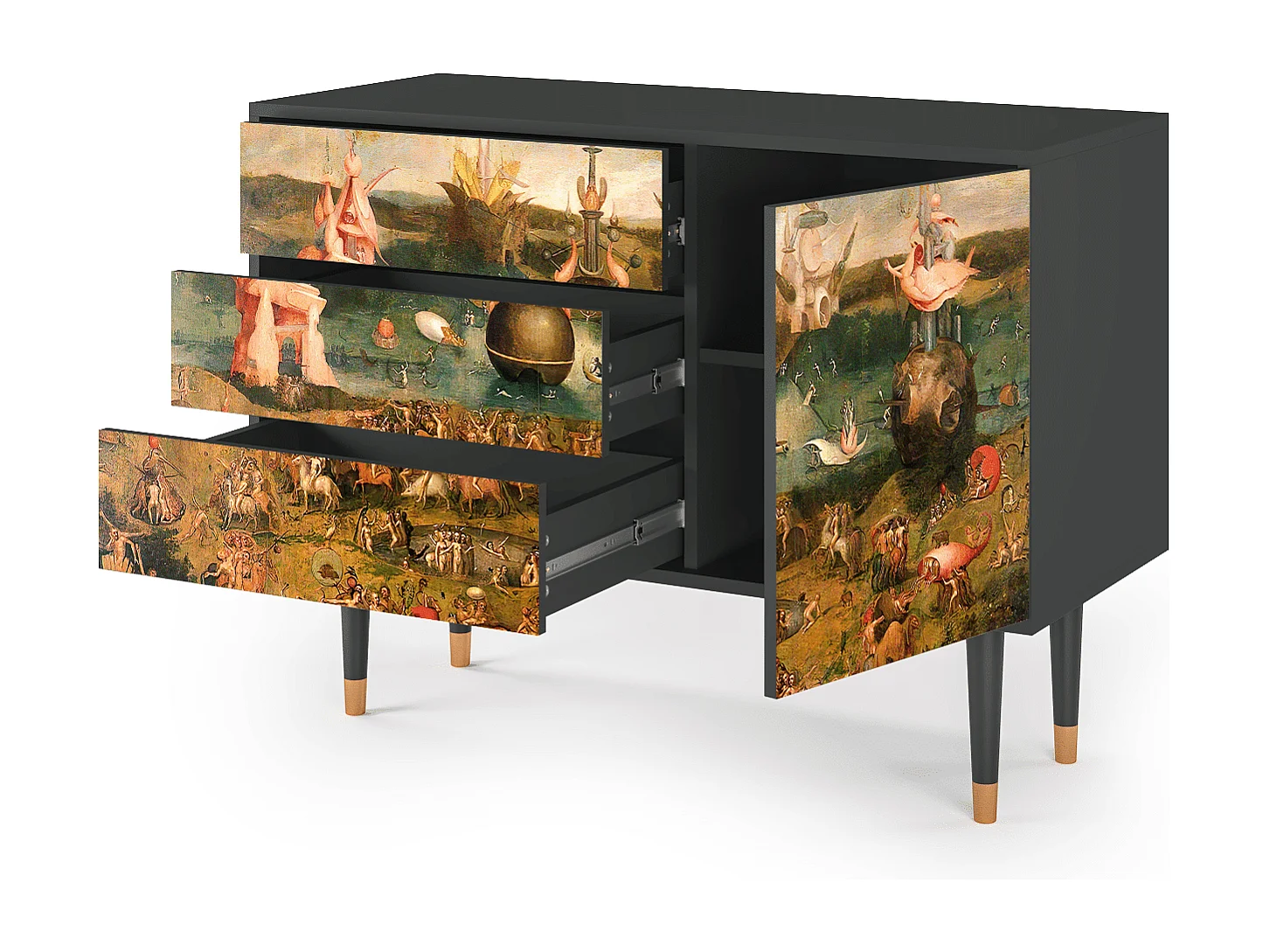 Buffet - 115х84х41 cm - S3 - Garden of Delights , Anthracite