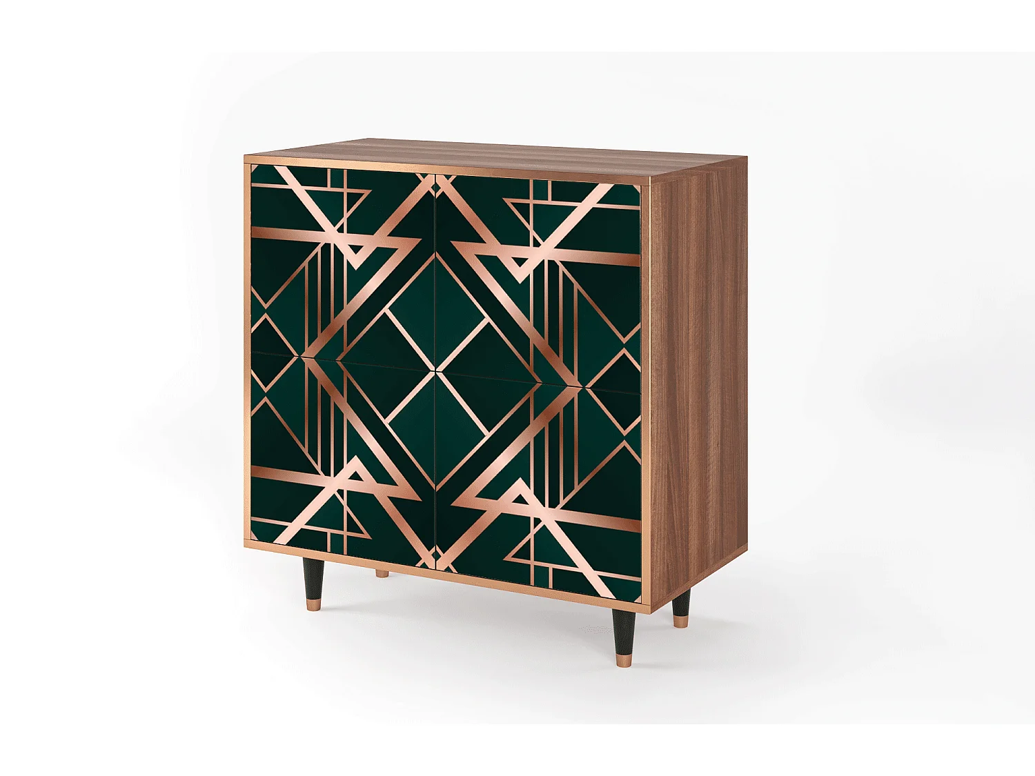 Dressoir - 94x96x48 cm - BS3 - Emerald Gatsby, Walnoot