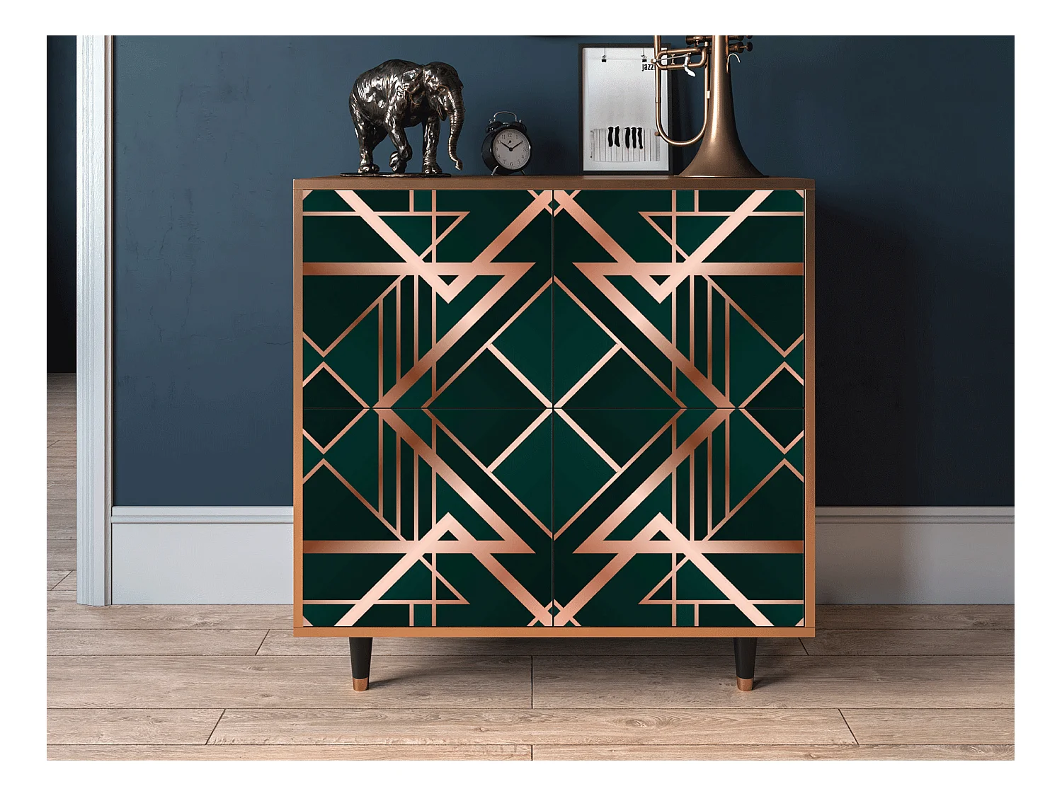 Buffet - 94x96x48 cm - BS3 - Emerald Gatsby, Noyer