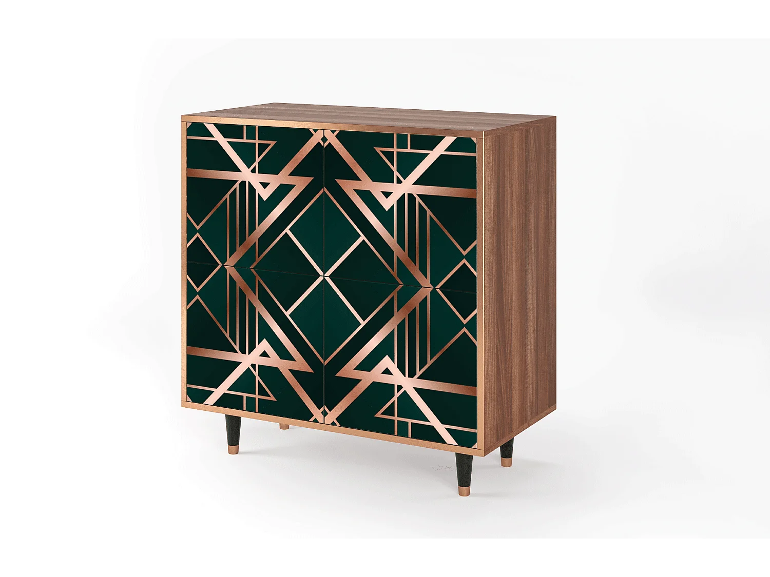 Sideboard - 94x96x48 cm - BS3 - Emerald Gatsby, Walnuss