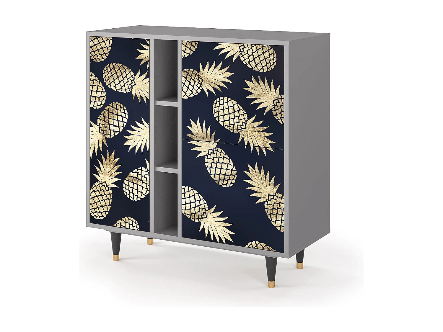 Buffet - 94х96х41 cm - BS5 - Sunny Pineaple, Gris