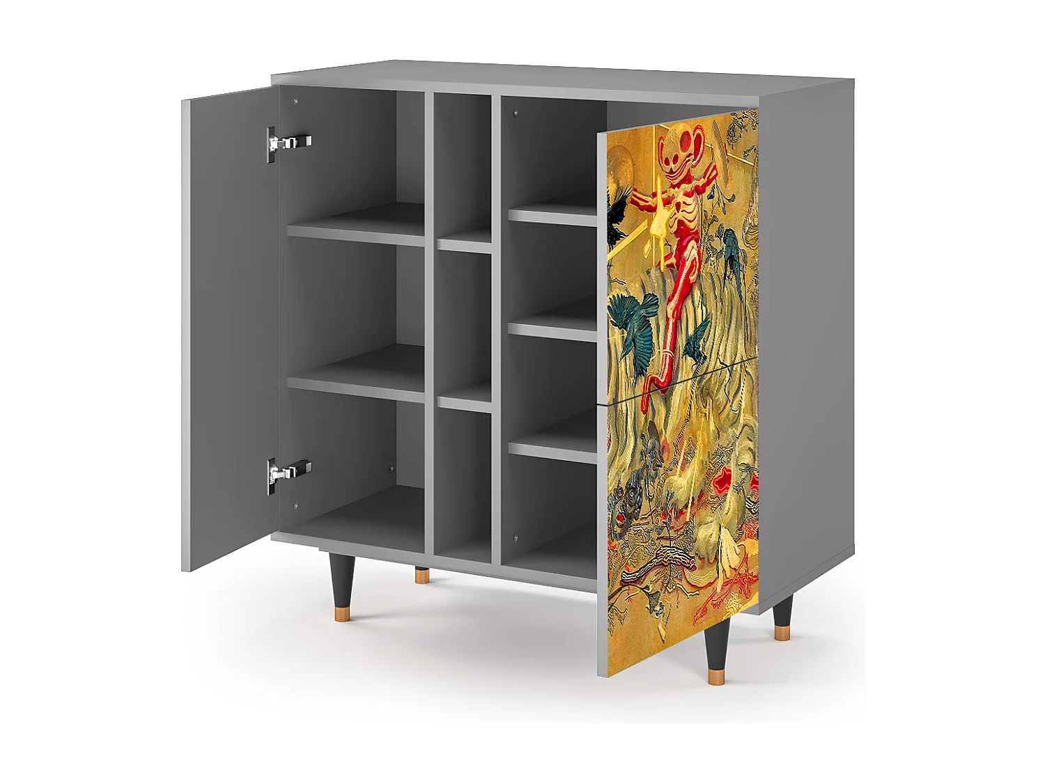 Dressoir - 94х96х41 cm - BS5 - Blood by James Jean, Grijs