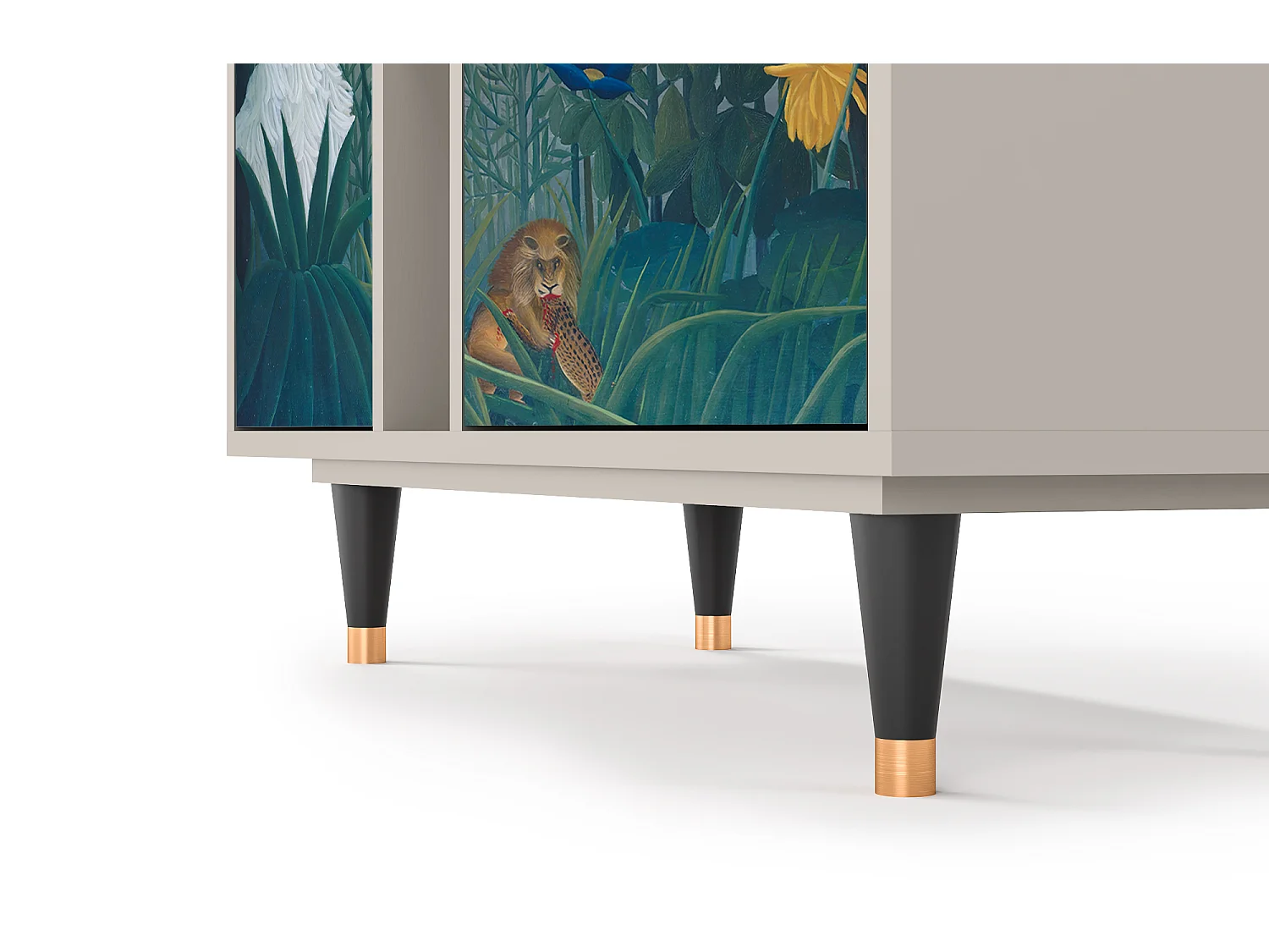 Kredens - 94х96х41 cm - BS5 - The Repast of the Lion, Piaskowy