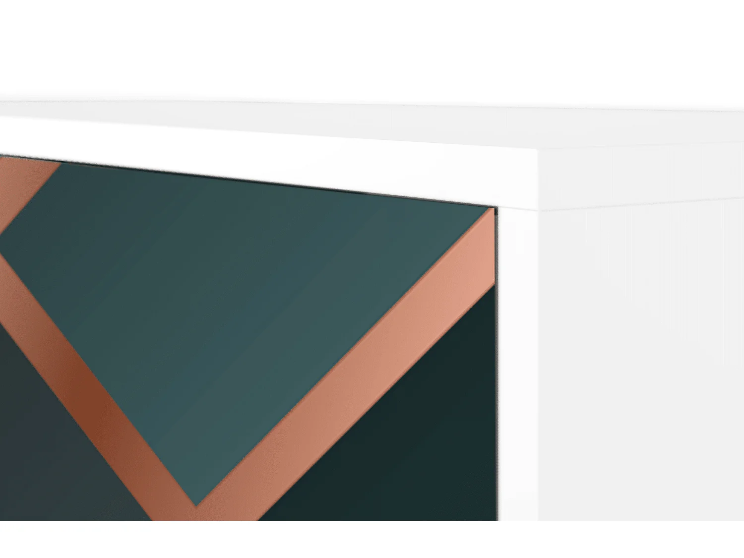 Buffet - 115х84х41 cm - S3 - Bronze Crossroad, Blanc