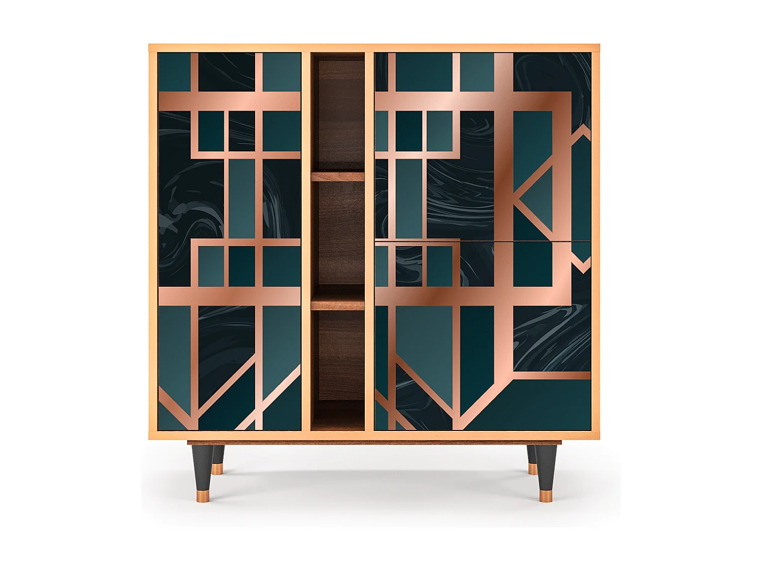 Buffet - 94х96х41 cm - BS5 - Emerald Metro, Noyer