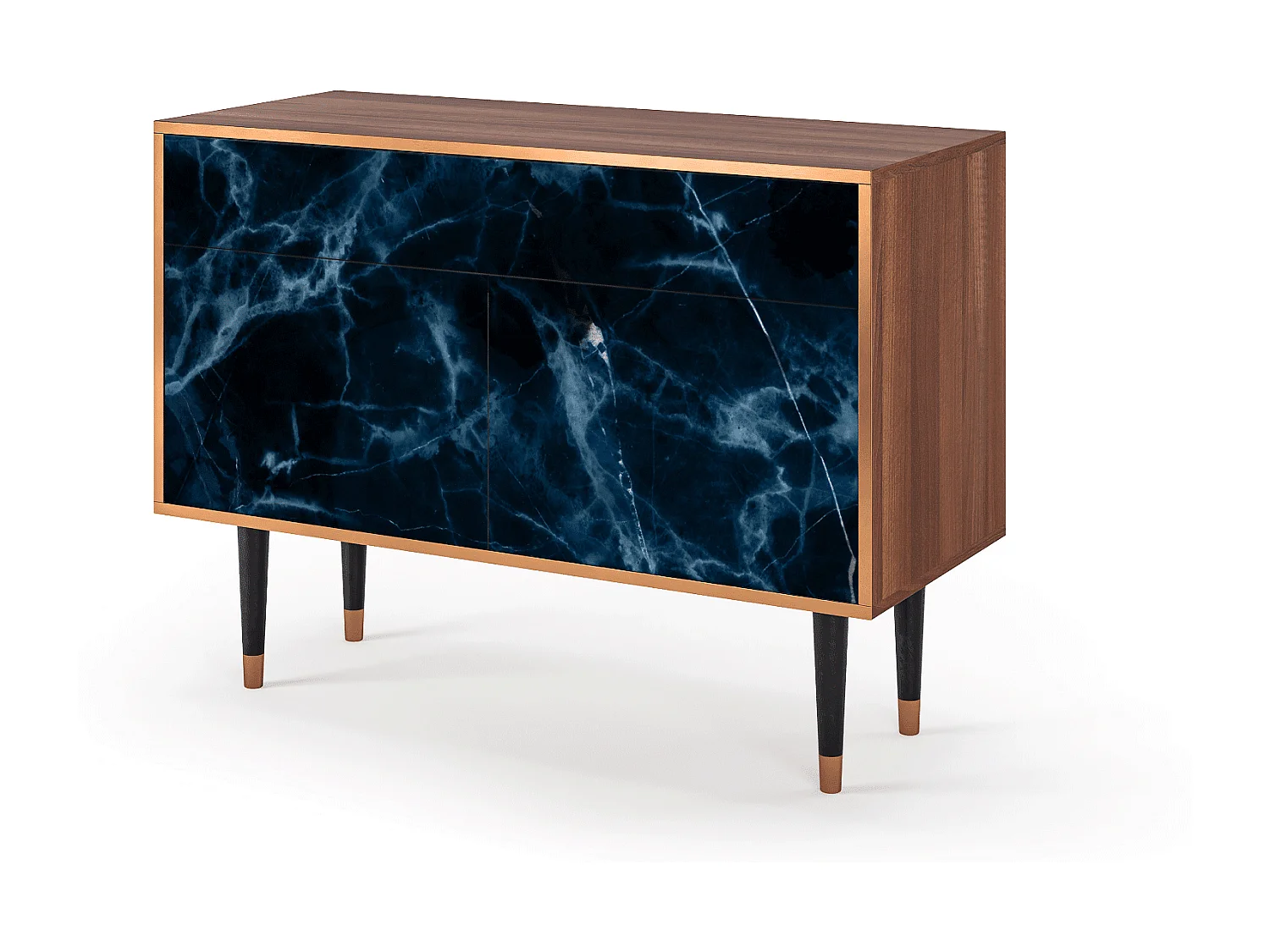 Buffet - 115x85x48 cm - BS4 - Deep Ocean, Noyer