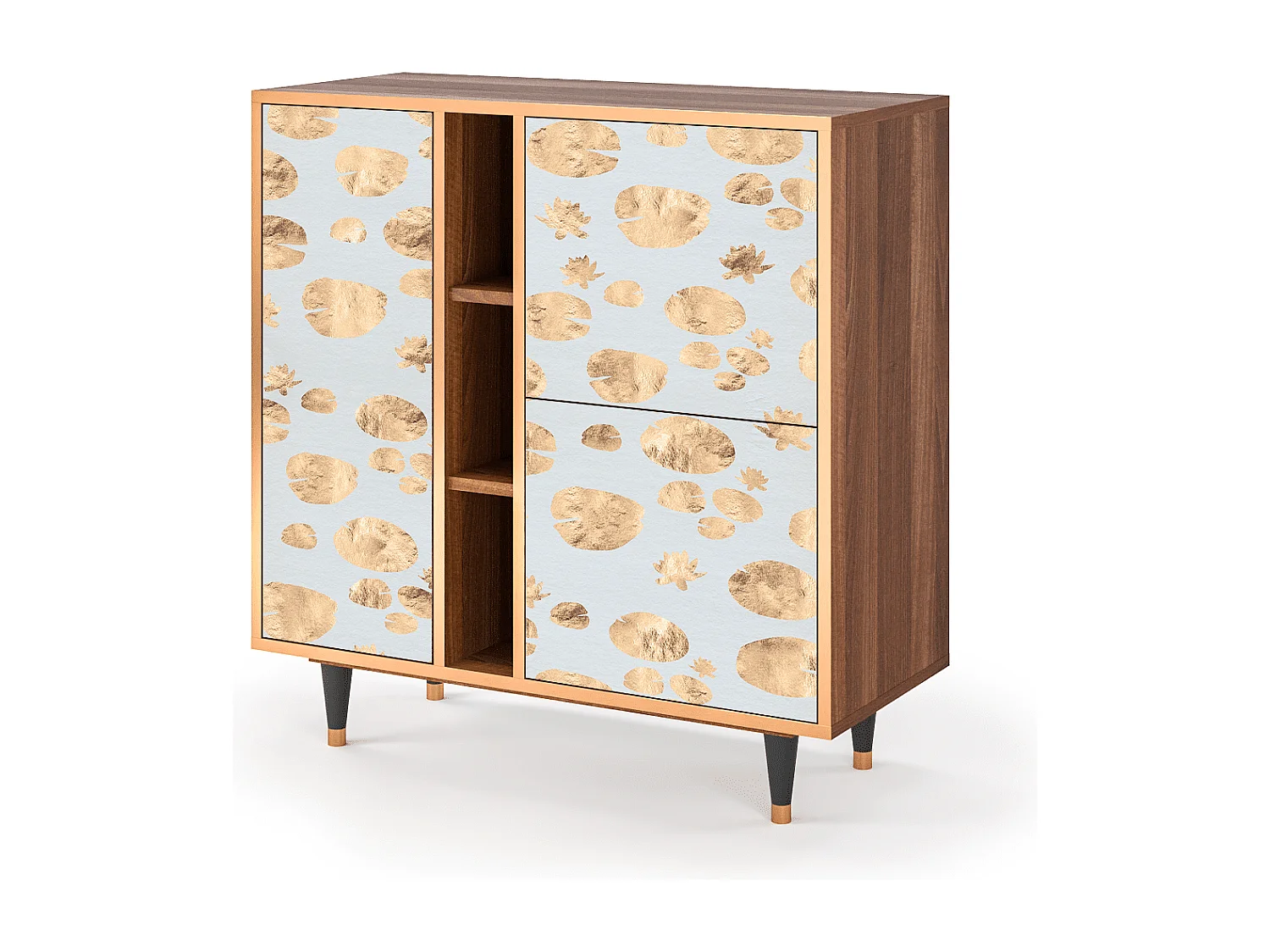 Sideboard - 94х96х41 cm - BS5 - Blue Giraffe, Walnuss