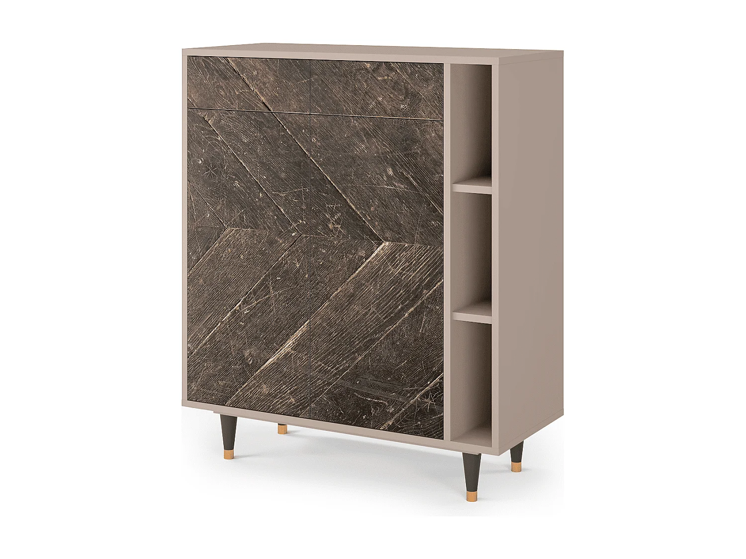 Sideboard - 96х110х41 cm - BS6 - Wise Tree, Latte