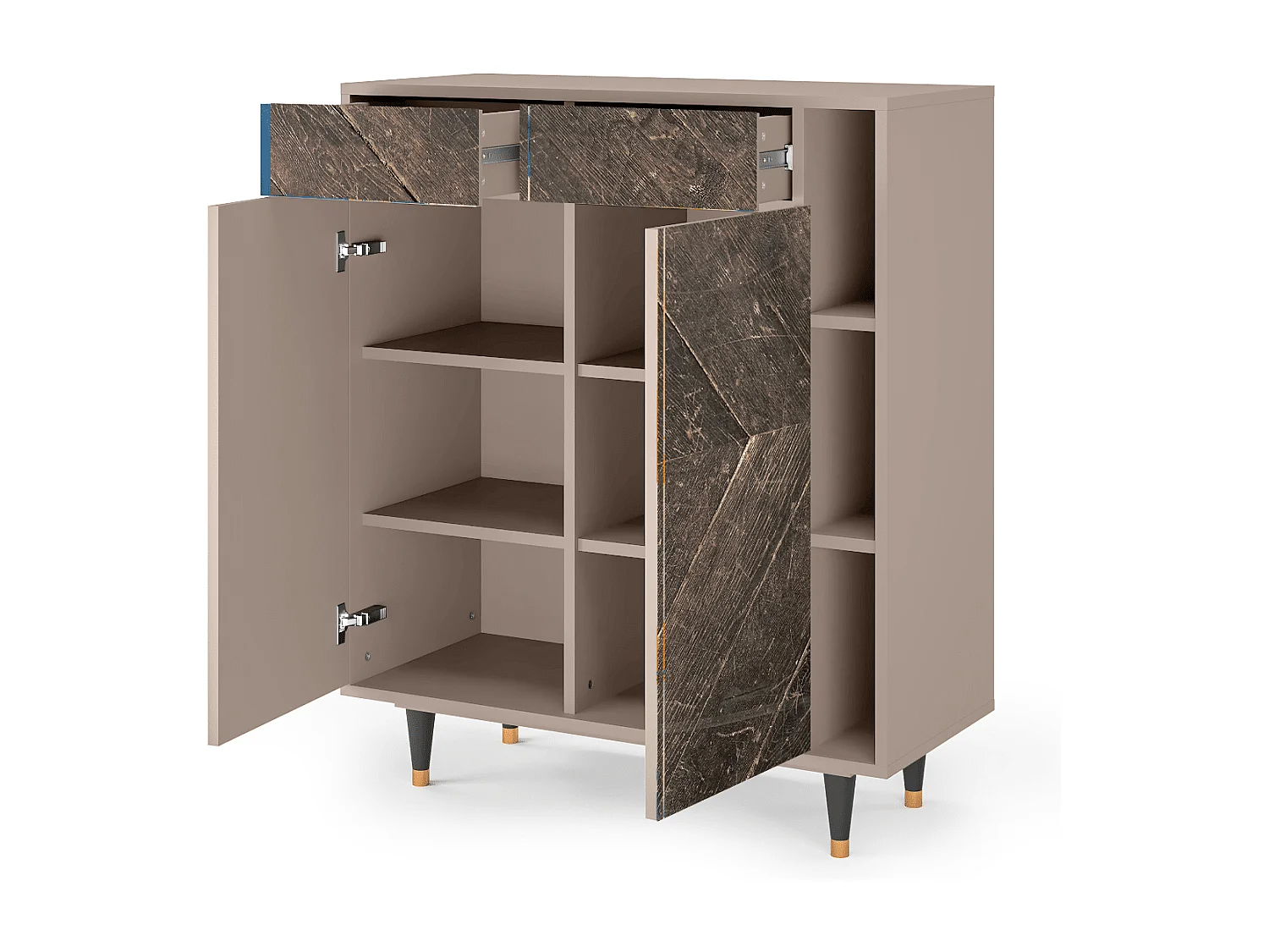 Sideboard - 96х110х41 cm - BS6 - Wise Tree, Latte