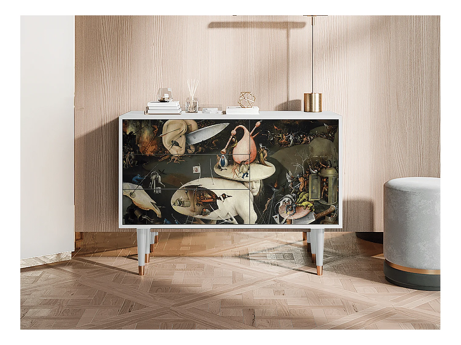 Buffet - 115х84х41 cm - S3 - The Garden 2, Blanc