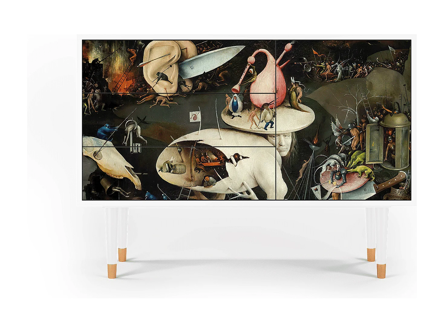 Buffet - 115х84х41 cm - S3 - The Garden 2, Blanc