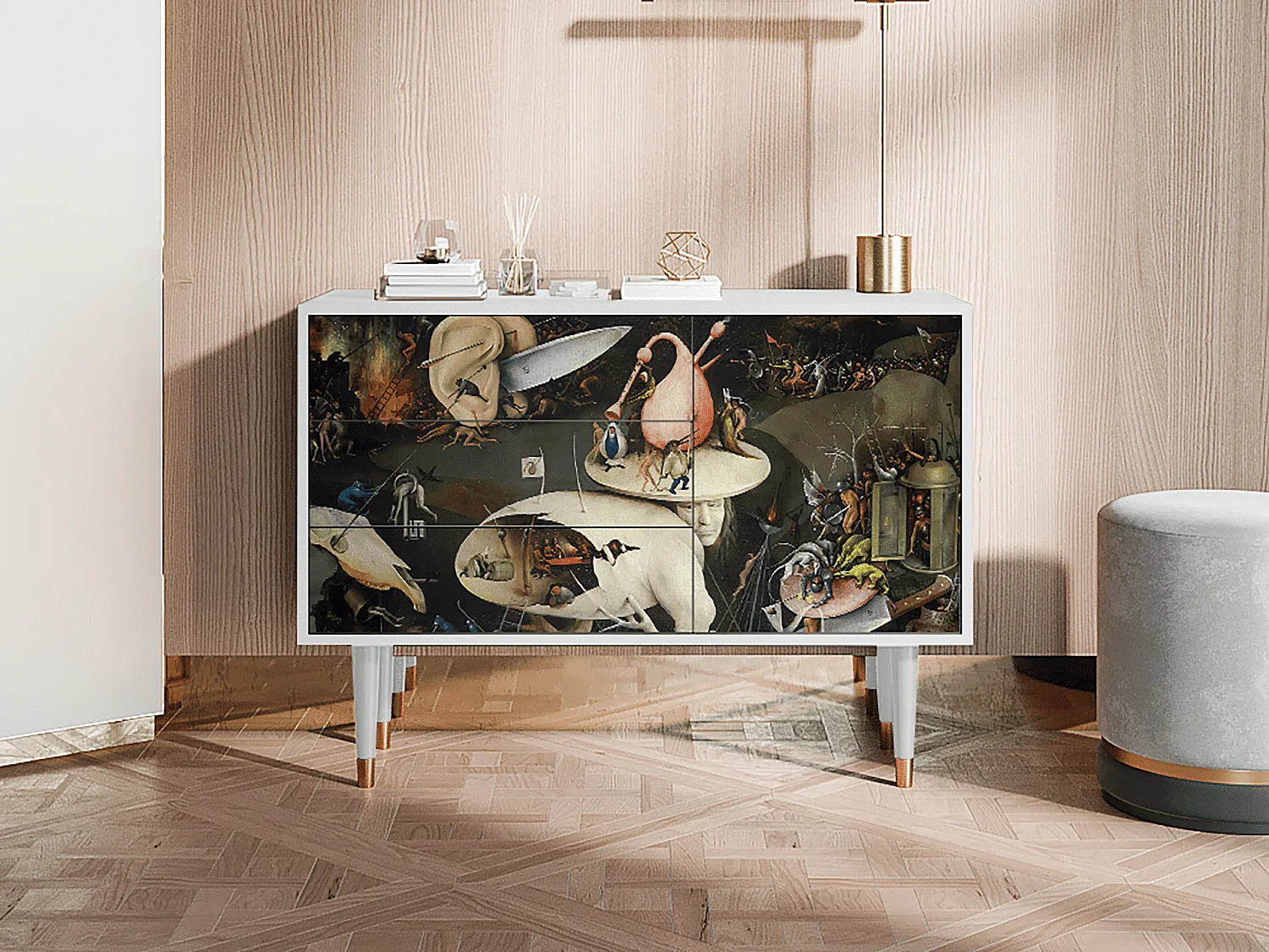 Buffet - 115х84х41 cm - S3 - The Garden 2, Blanc