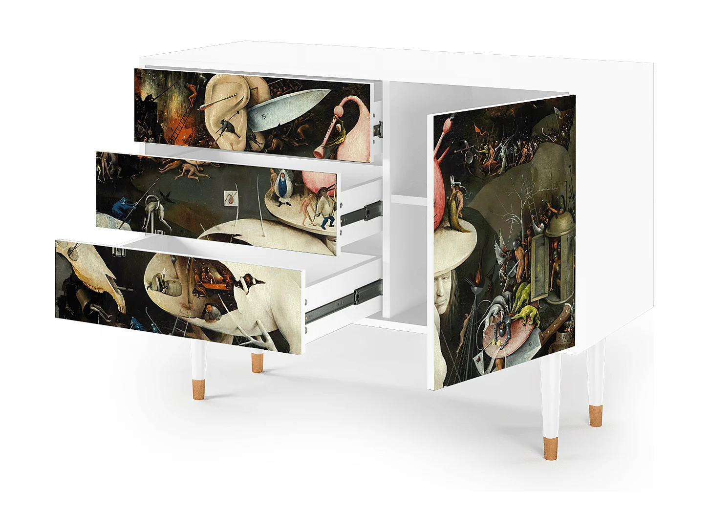 Buffet - 115х84х41 cm - S3 - The Garden 2, Blanc