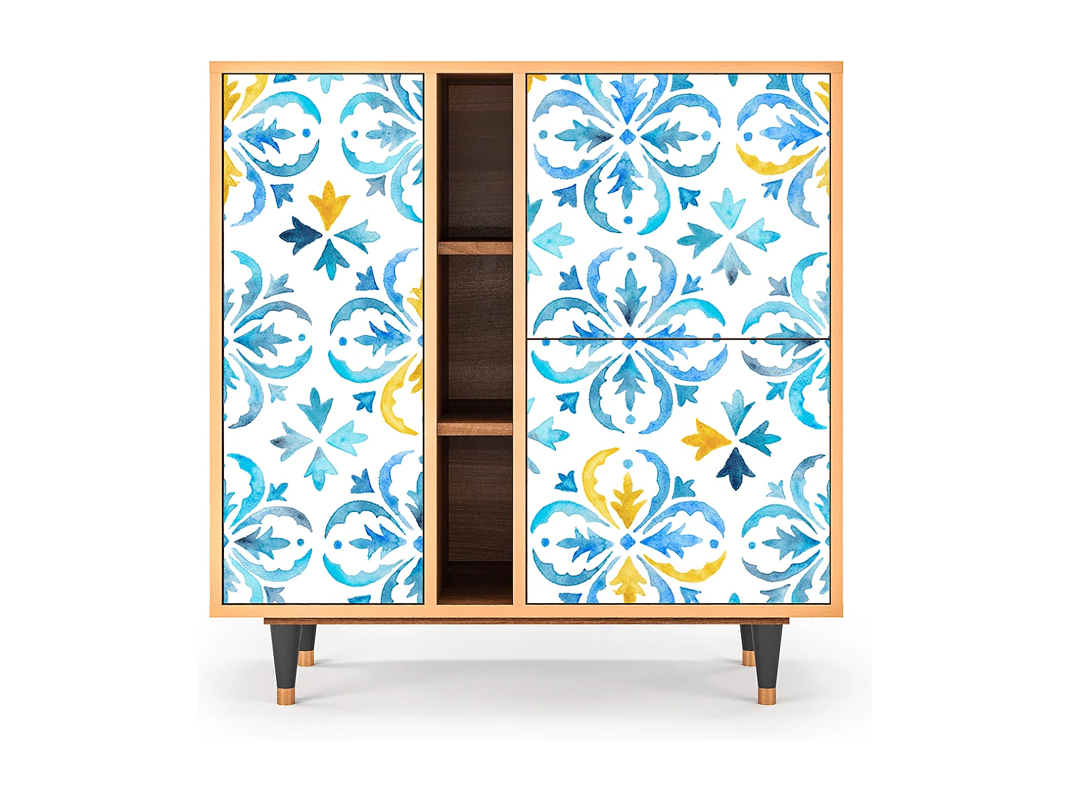 Dressoir - 94х96х41 cm - BS5 - Lisbon Flover, Walnoot