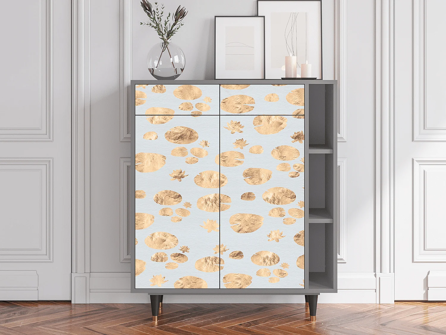 Buffet - 96х110х41 cm - BS6 - Blue Giraffe, Gris