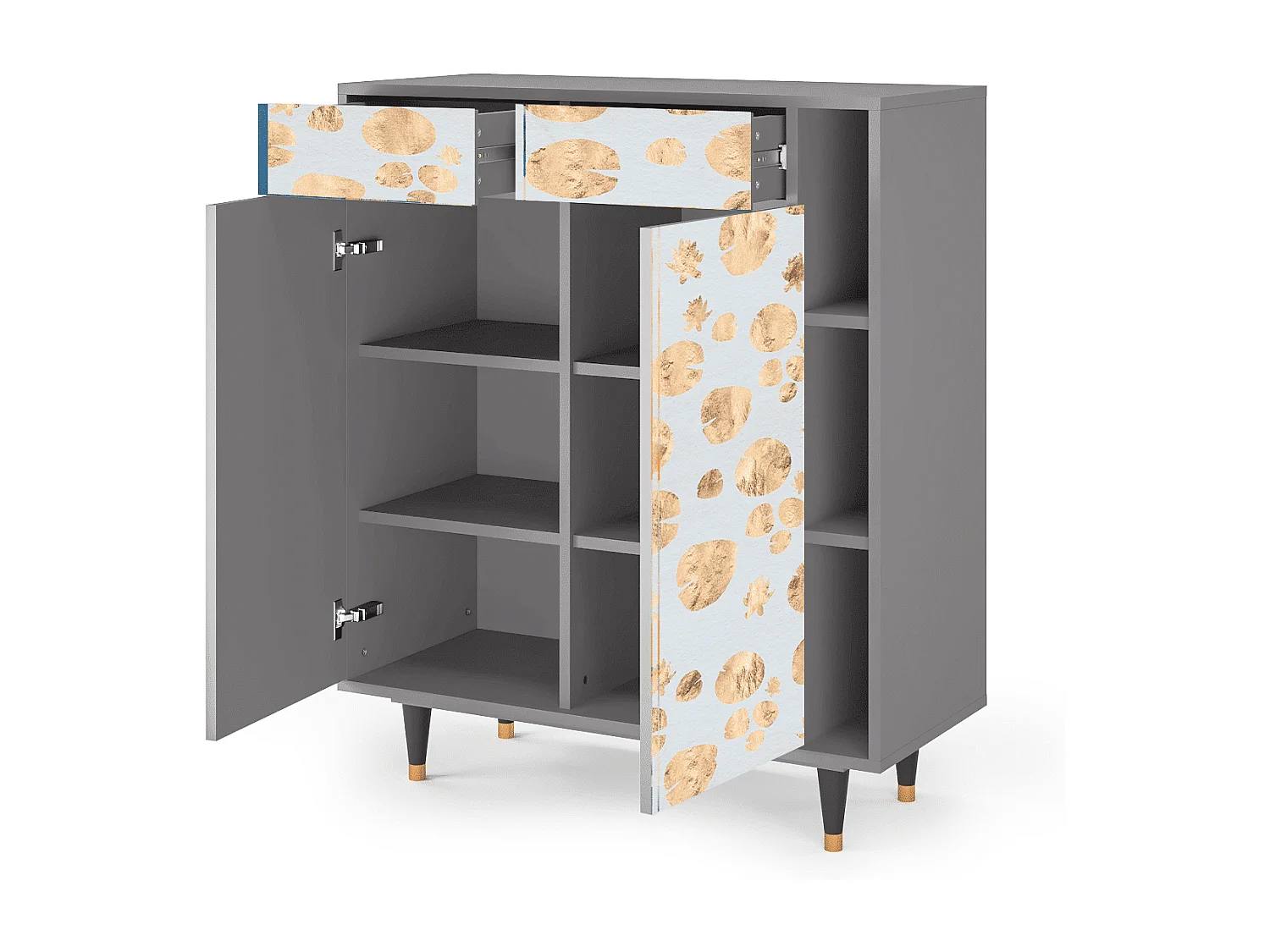 Buffet - 96х110х41 cm - BS6 - Blue Giraffe, Gris