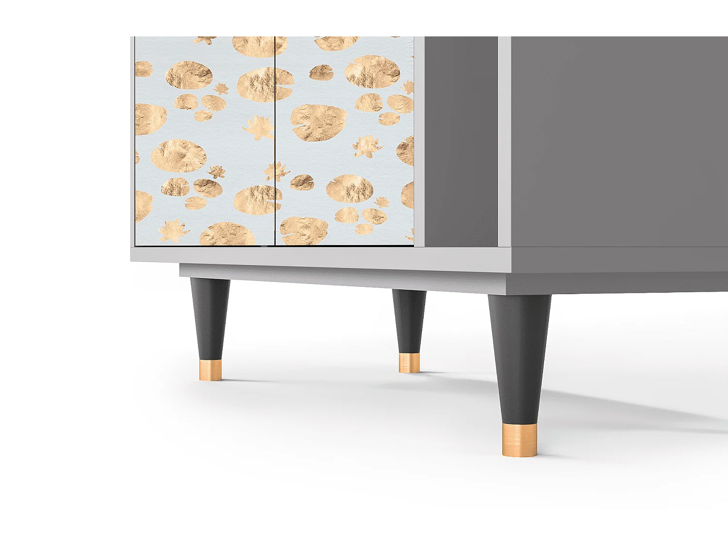 Kredens - 96х110х41 cm - BS6 - Blue Giraffe, Szary