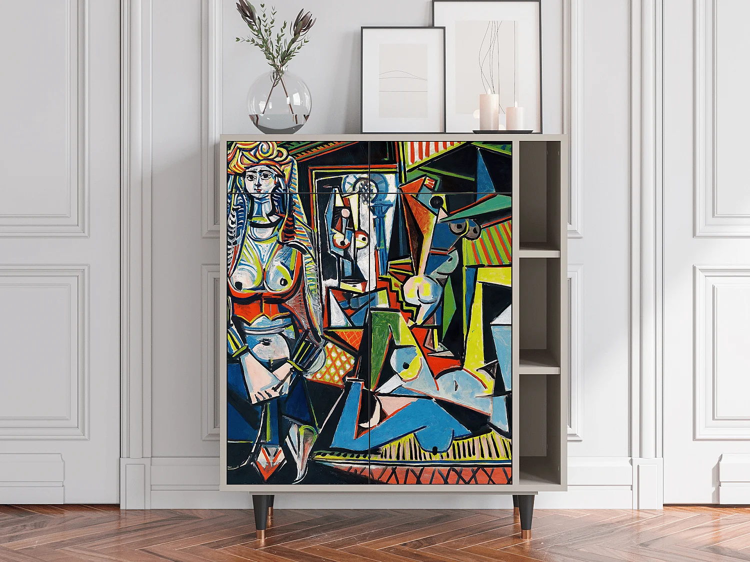 Dressoir - 96х110х41 cm - BS6 - Women of Algiers, Zand